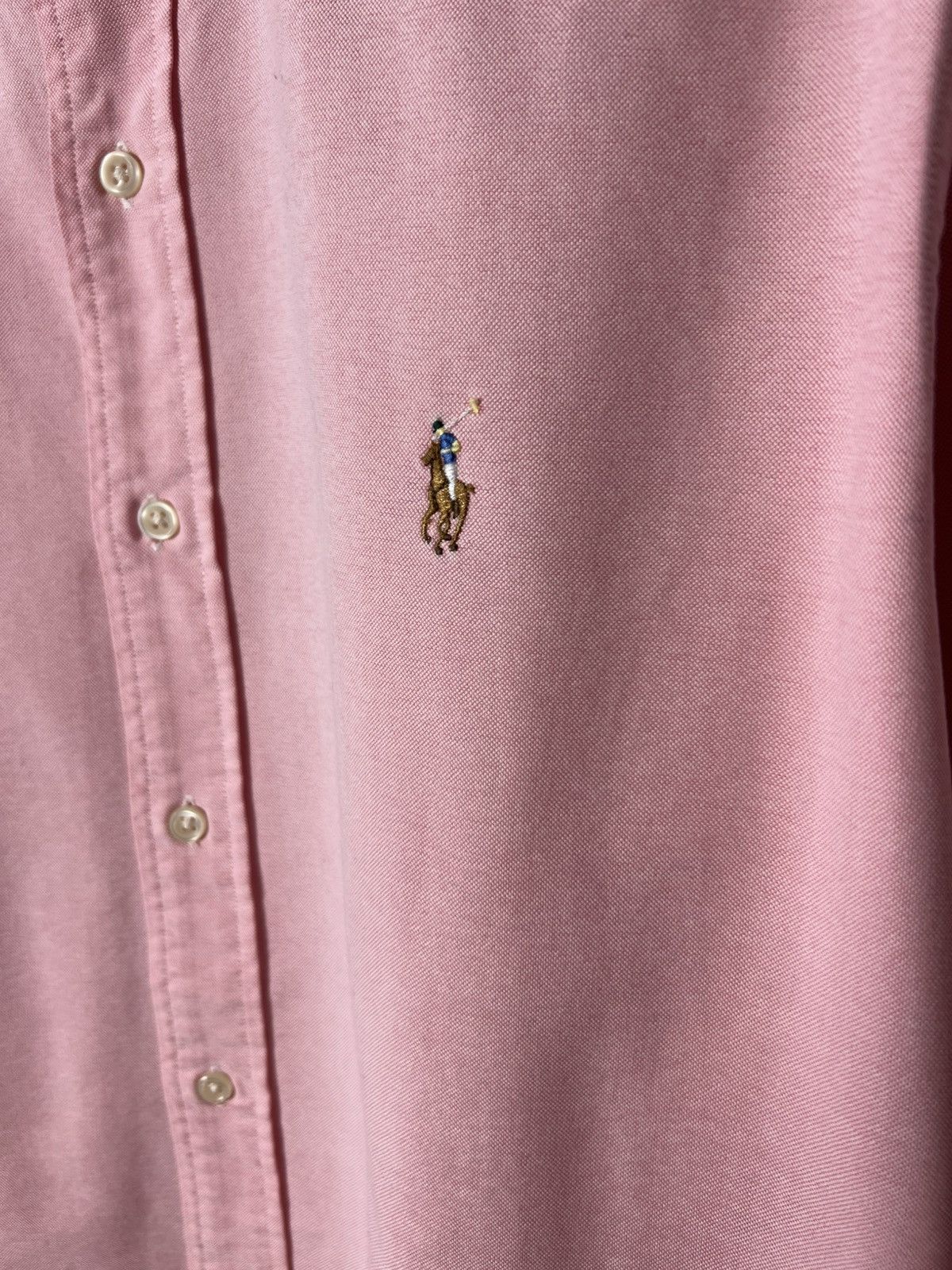 Polo Ralph Lauren Vintage Ralph Lauren Stick Cotton Button Long Sleeves Shirt Size US L / EU 52-54 / 3 - 4 Thumbnail