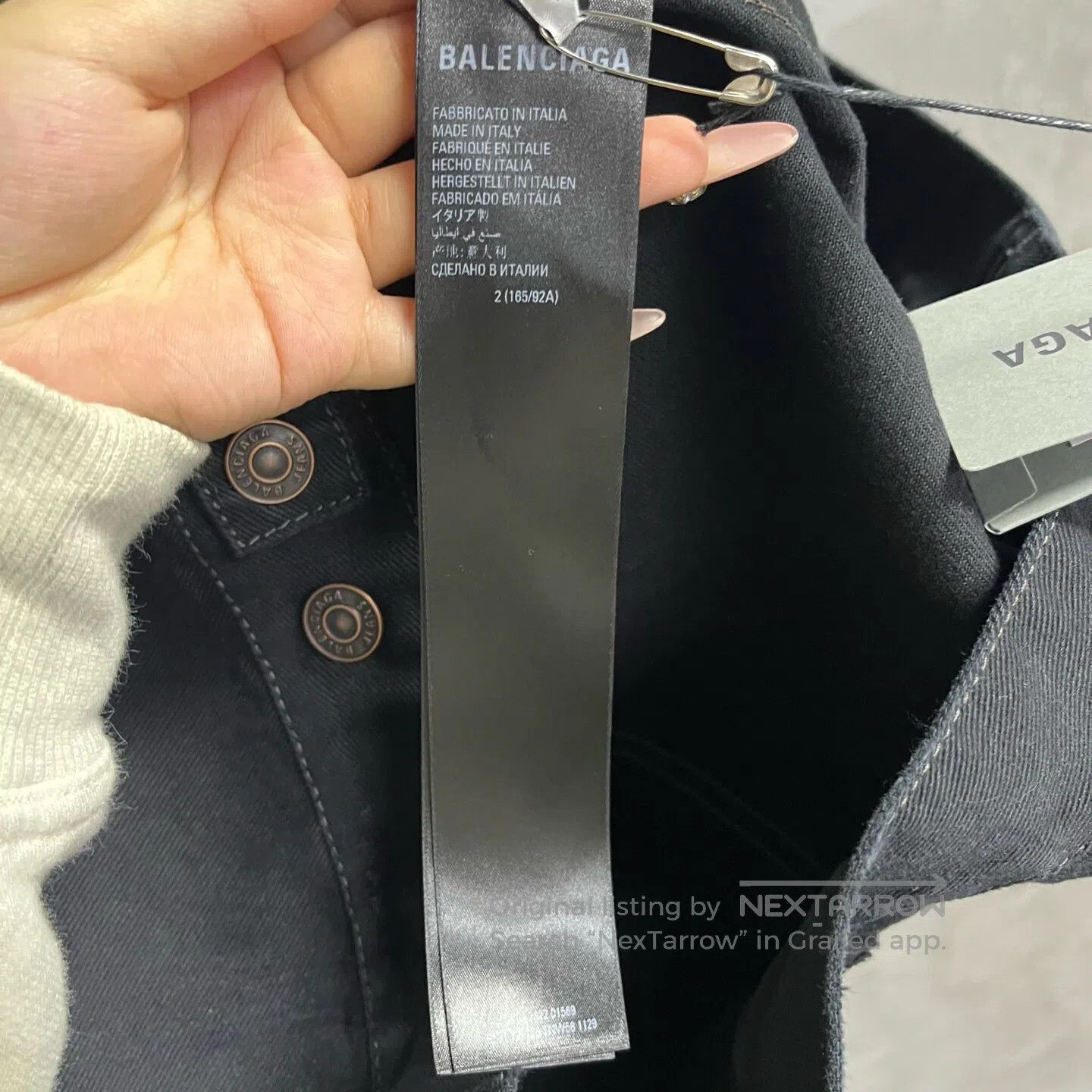 Balenciaga Balenciaga Graffiti-print single-breasted button-up long-s Size US M / EU 48-50 / 2 - 3 Thumbnail