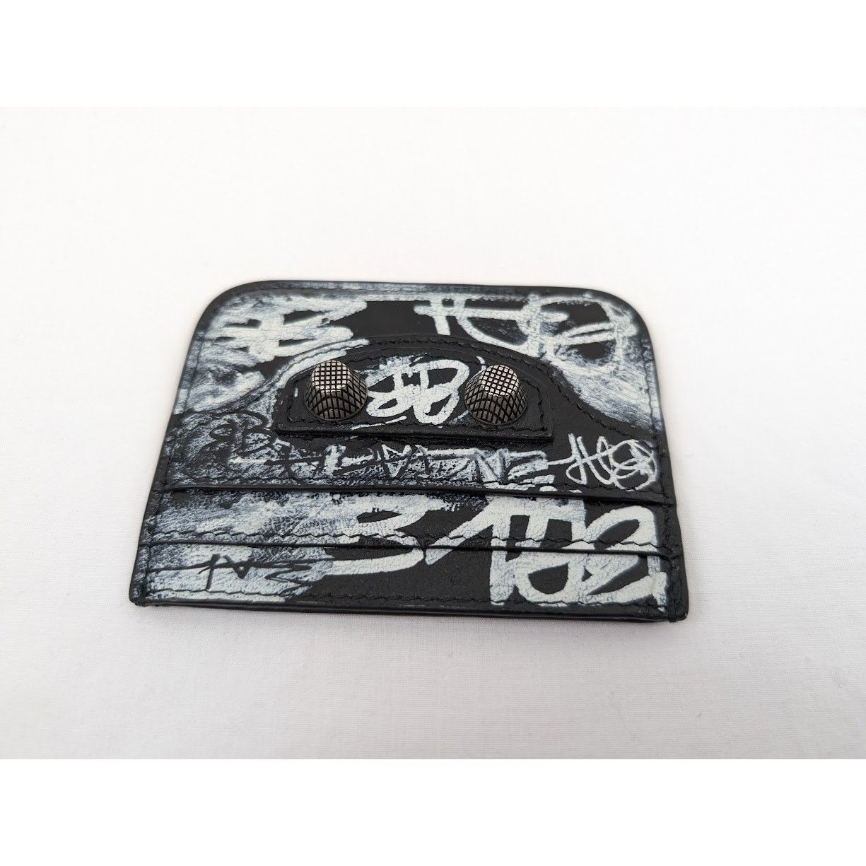 Balenciaga o1rshd1 Q:3 / Size:OS/Arena Lamb Graffiti Cagole Card Holder Size ONE SIZE - 5 Thumbnail