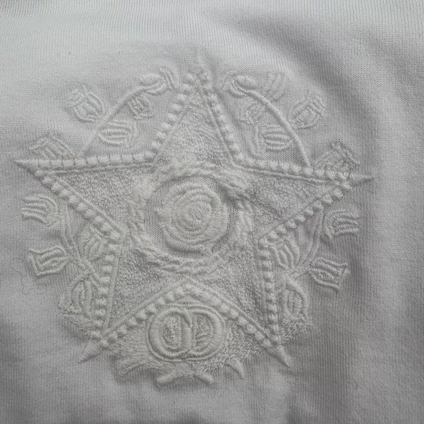Dior DIOR FW22 solid logo crewneck short sleeve men white L tee Size US L / EU 52-54 / 3 - 5 Thumbnail