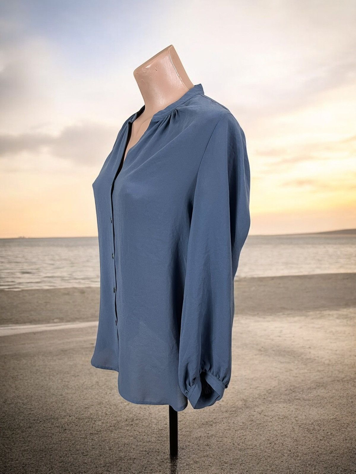 Filippa K Filippa K Crepe Blouse size S/M women’s long sleeve blouse Size S / US 4 / IT 40 - 4 Thumbnail