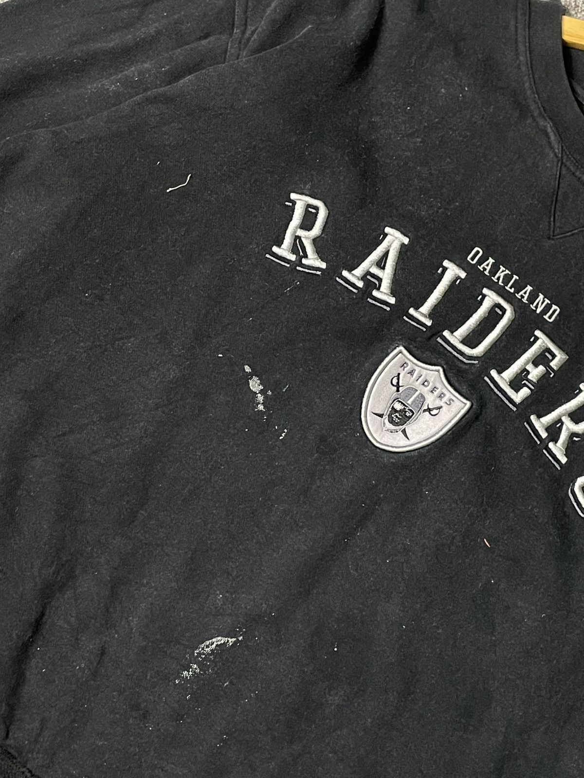 Japanese Brand × NFL × Vintage Vintage Oakland Raiders Embroidered Sweatshirt (80) Size US XL / EU 56 / 4 - 8 Thumbnail
