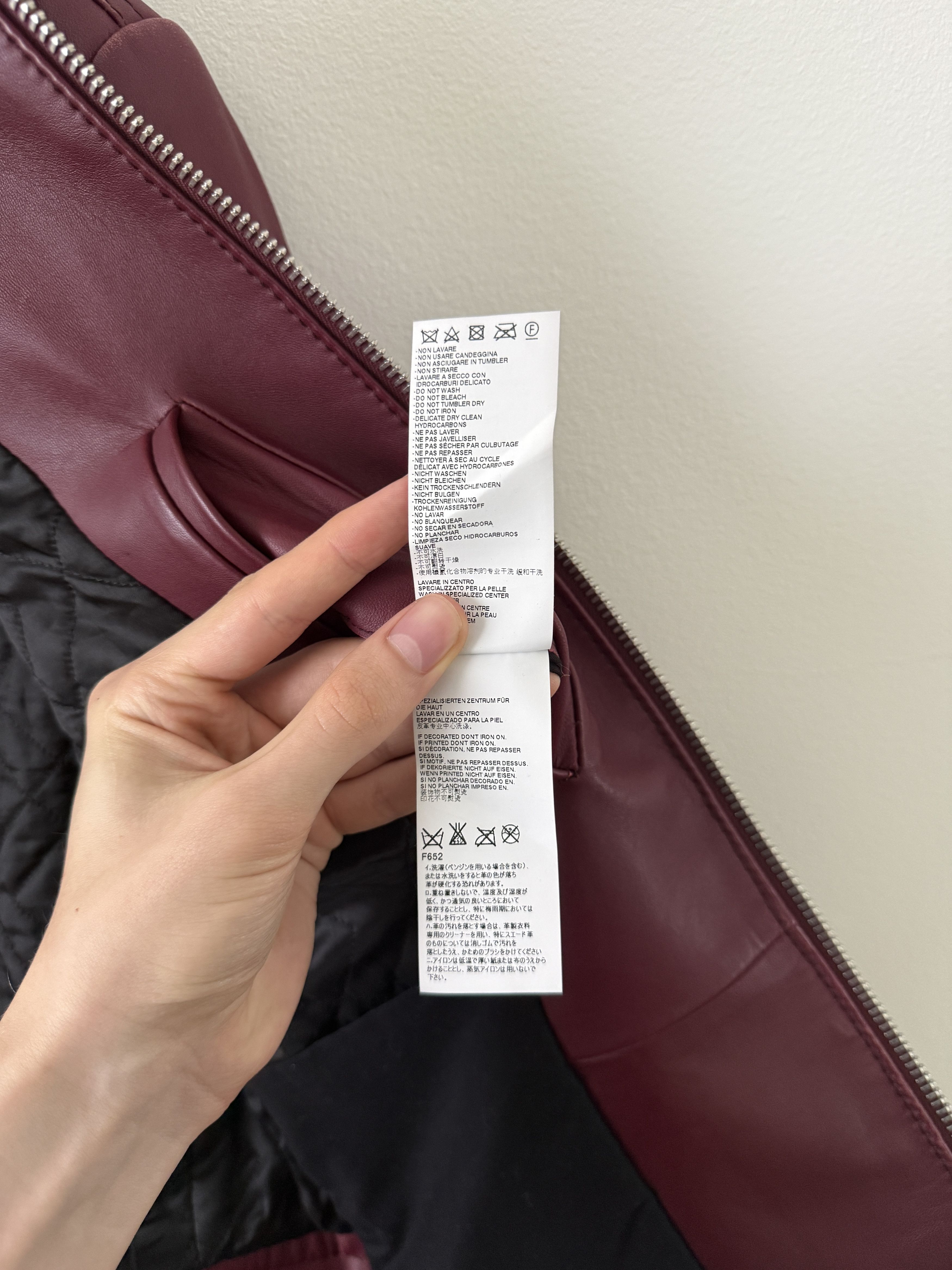 Maison Margiela 2015 5 Zip Leather Moto Jacket Size US M / EU 48-50 / 2 - 22 Thumbnail