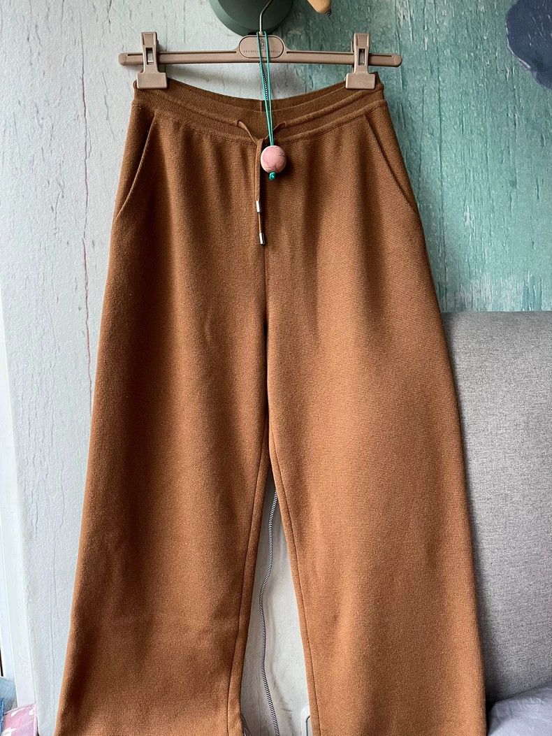 Loro Piana LORO PIANA Luo Ma wide leg pants Size 26" / US 2 / IT 38 - 2 Thumbnail