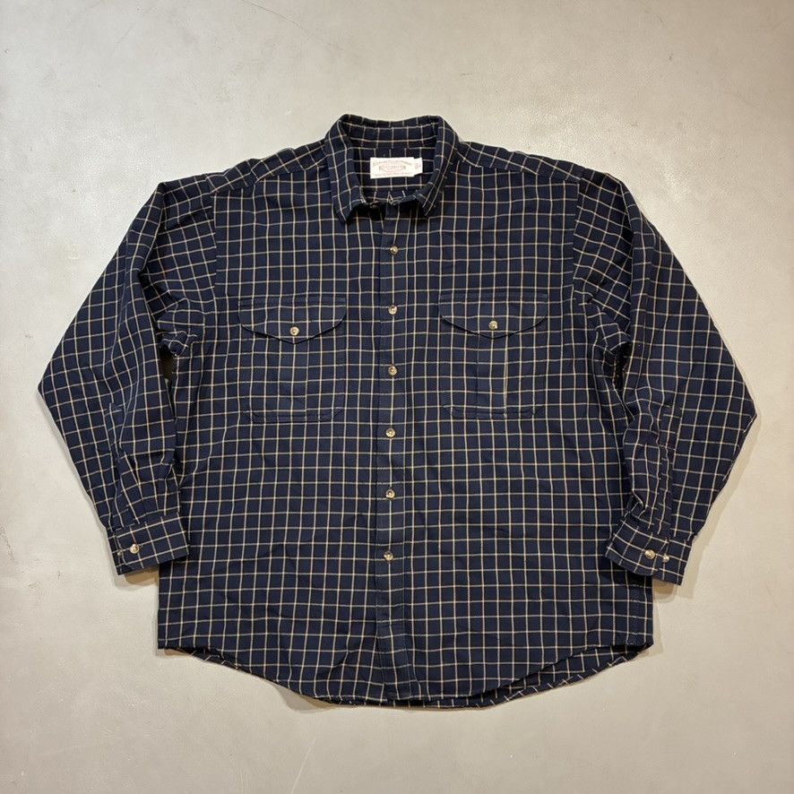 Filson C.C. Filson Button Down Wool Shirt Windowpane Size US XL / EU 56 / 4 - 3 Thumbnail