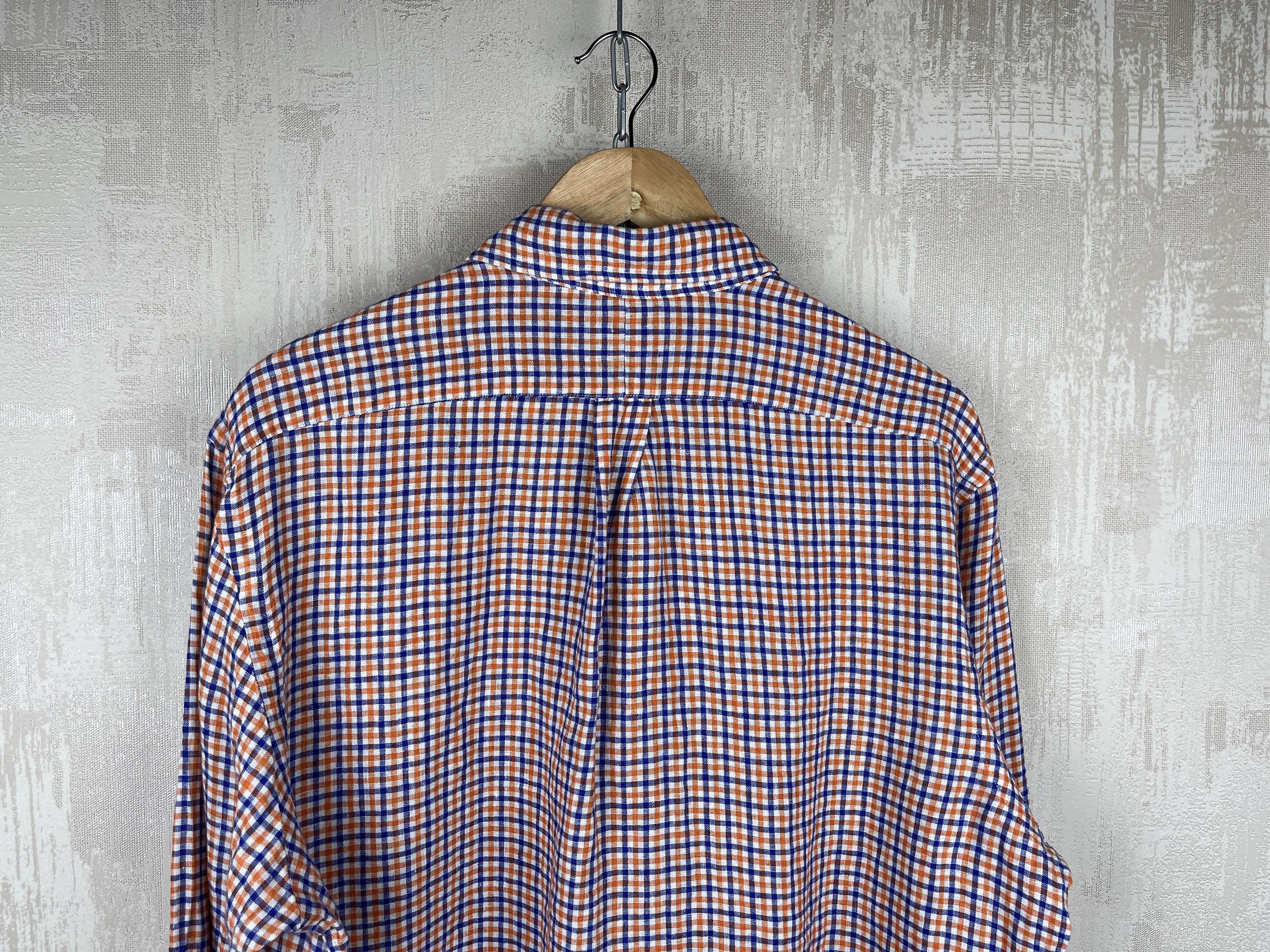 Polo Ralph Lauren Polo Ralph Lauren 100 % Linen Check Long Sleeve Shirt Size US L / EU 52-54 / 3 - 12 Thumbnail