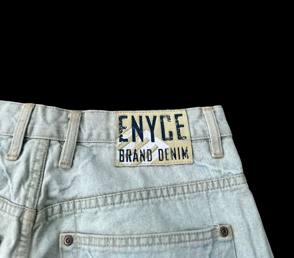 Issey Miyake Enyce thunder design denim jeans Size US 34 / EU 50 - 2 Thumbnail