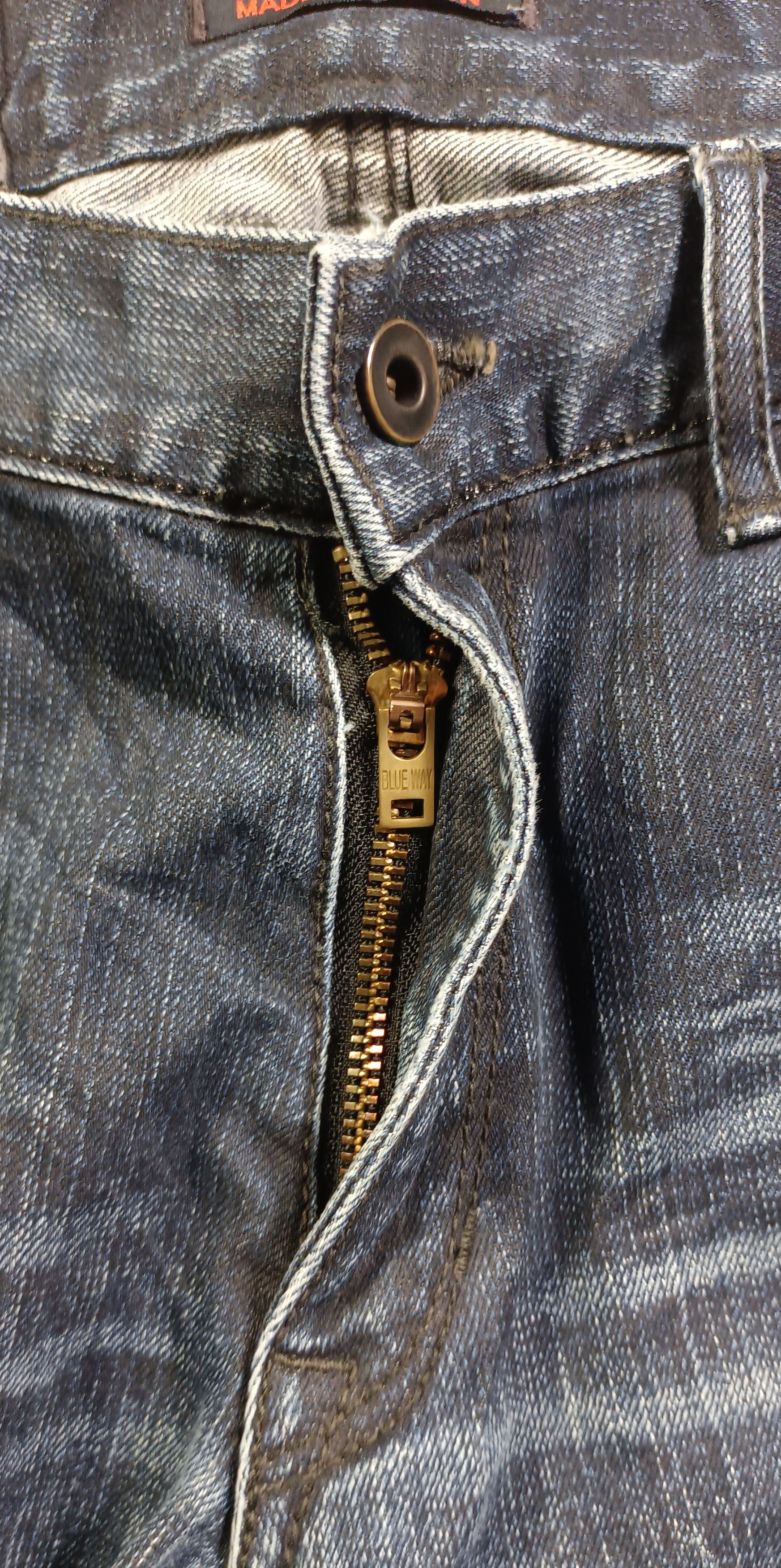 Japanese Brand Vintage🔥Blue Way JAPAN Distressed Jeans Size US 32 / EU 48 - 8 Thumbnail