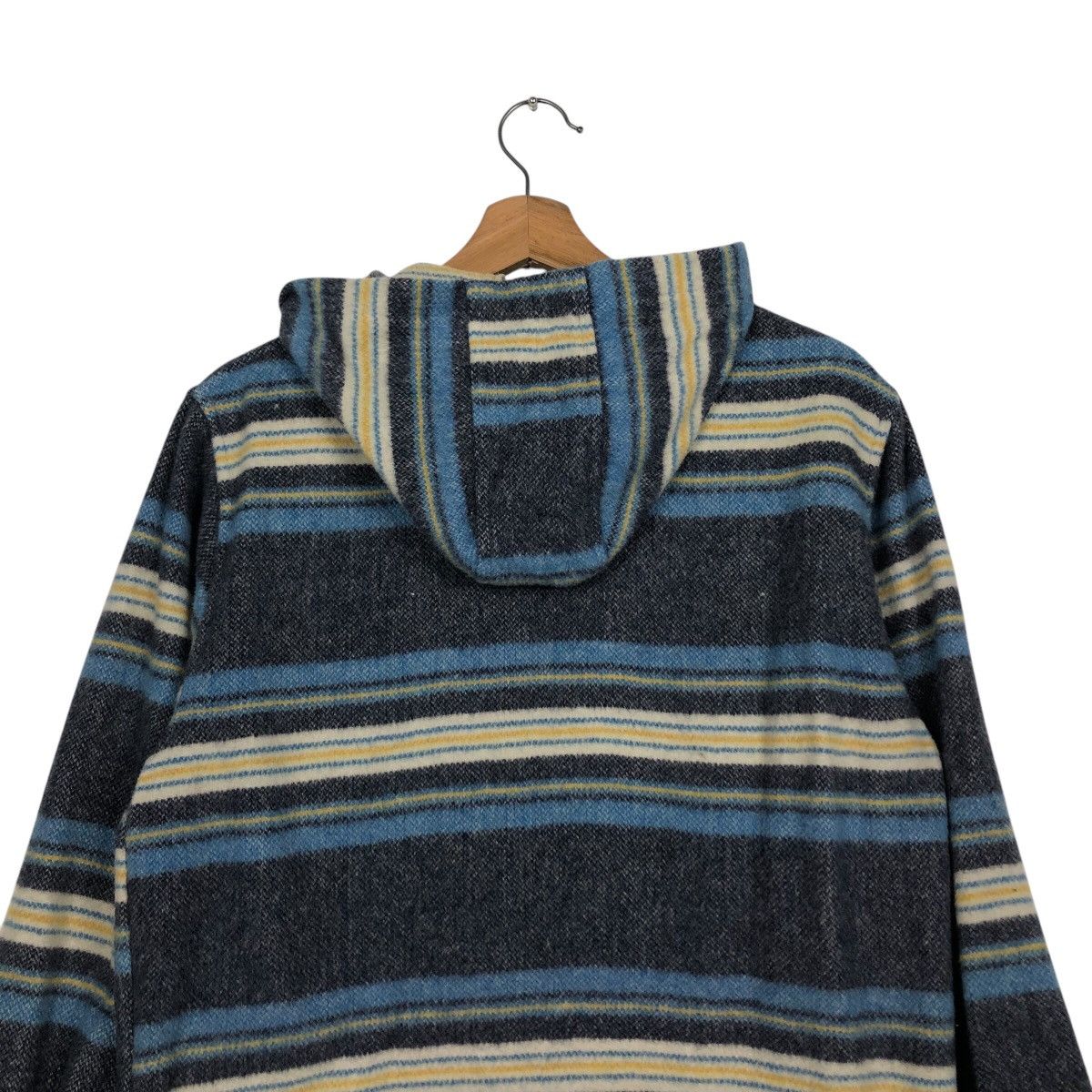 Japanese Brand 📌Vintage Wool Button Jacket Guy Country Striped Design Size US M / EU 48-50 / 2 - 5 Thumbnail