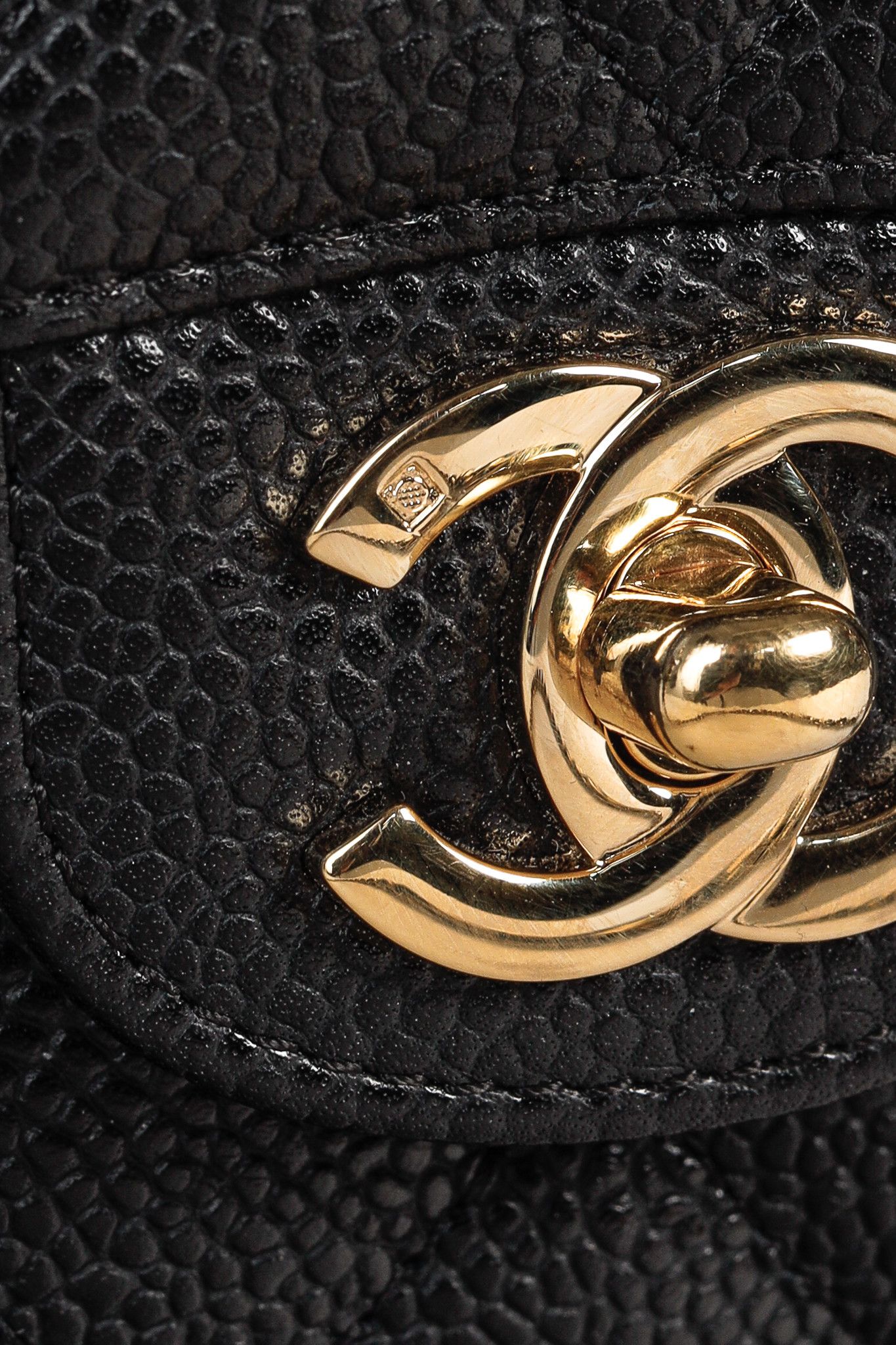 Chanel Chanel Small Black Caviar Classic Double Flap Bag Size ONE SIZE - 10 Thumbnail