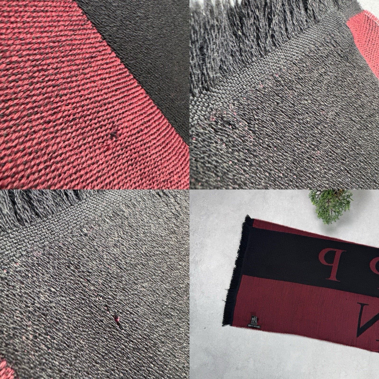 Philipp Plein Philipp Plein Men Scarf Big Logo Size ONE SIZE - 22 Thumbnail