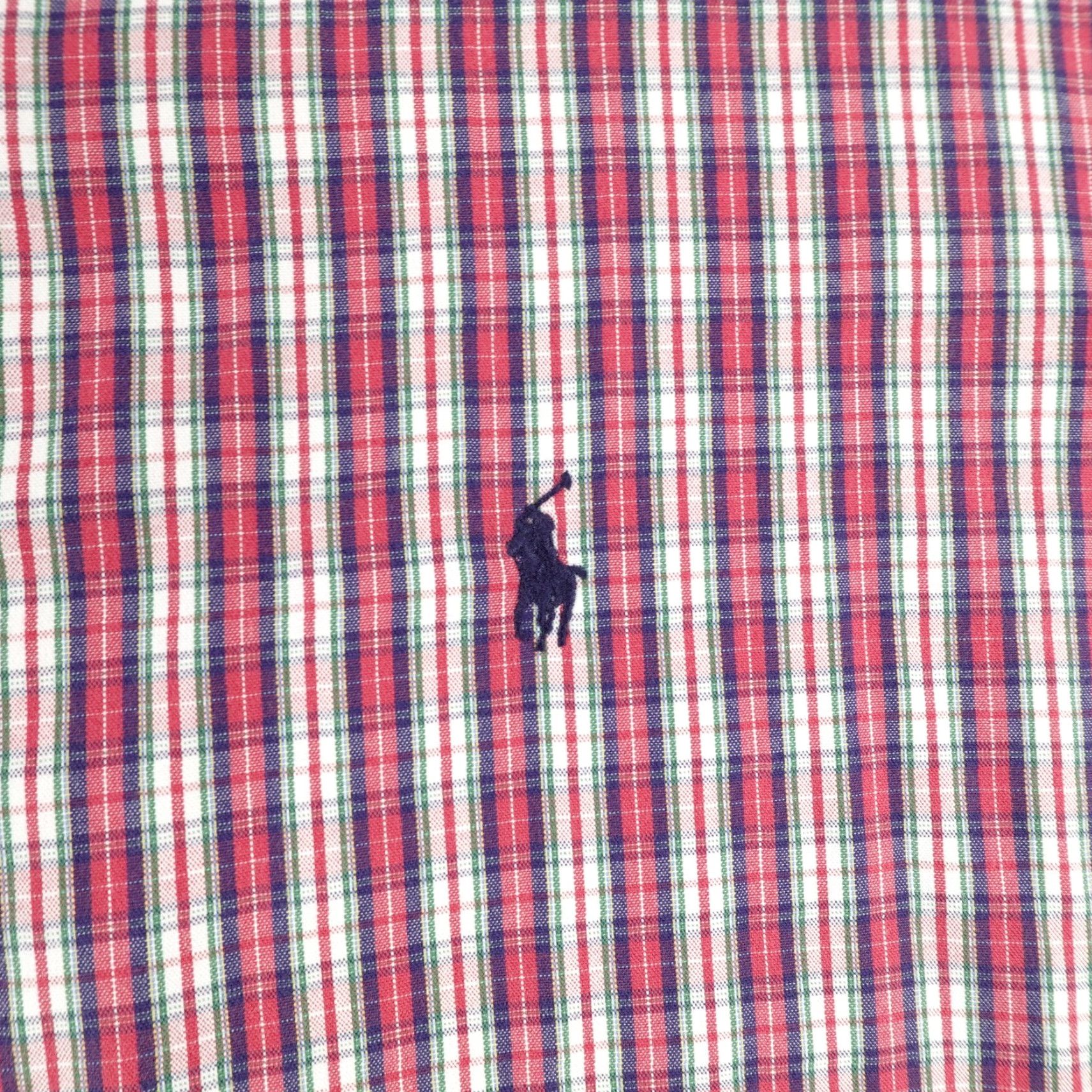Ralph Lauren VINTAGE Ralph Lauren Shirt XL Red Plaid Button Up Pony Logo 90s Classic Retro Mens Size US XL / EU 56 / 4 - 3 Thumbnail