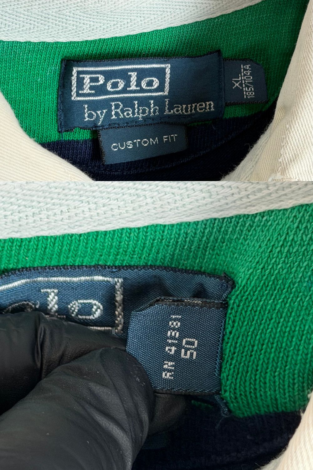 Polo Ralph Lauren Polo RL Vintage Fade Rugby Polo RL Guide 34 Stripe XL Size US XL / EU 56 / 4 - 4 Thumbnail