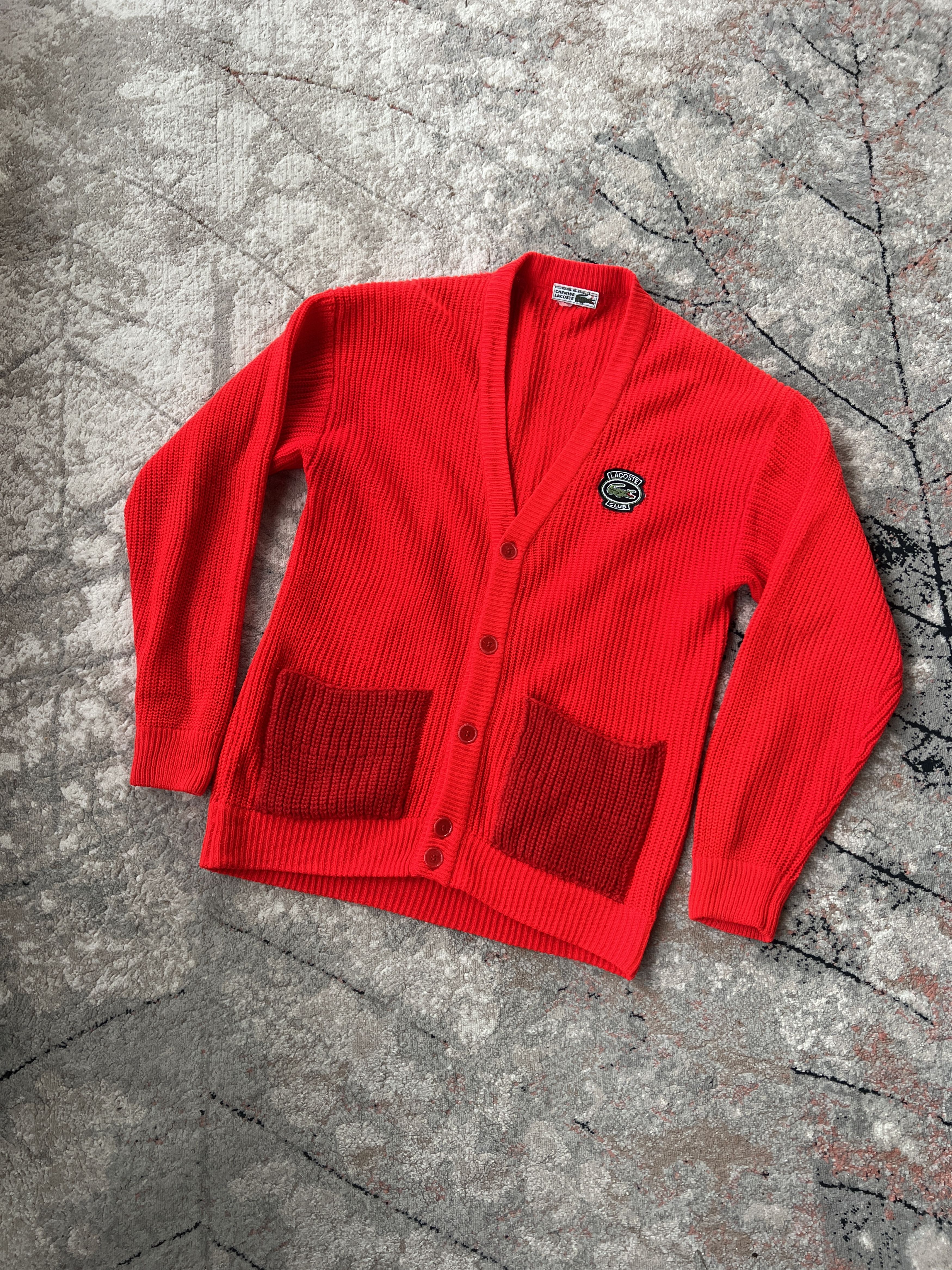 Lacoste Lacoste Vintage Cardigan Size M / US 6-8 / IT 42-44 - 1 Thumbnail