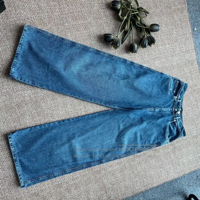 Miu Miu Miu Miu Blue Cotton Women's Jeans . Size 23" - 2 Thumbnail