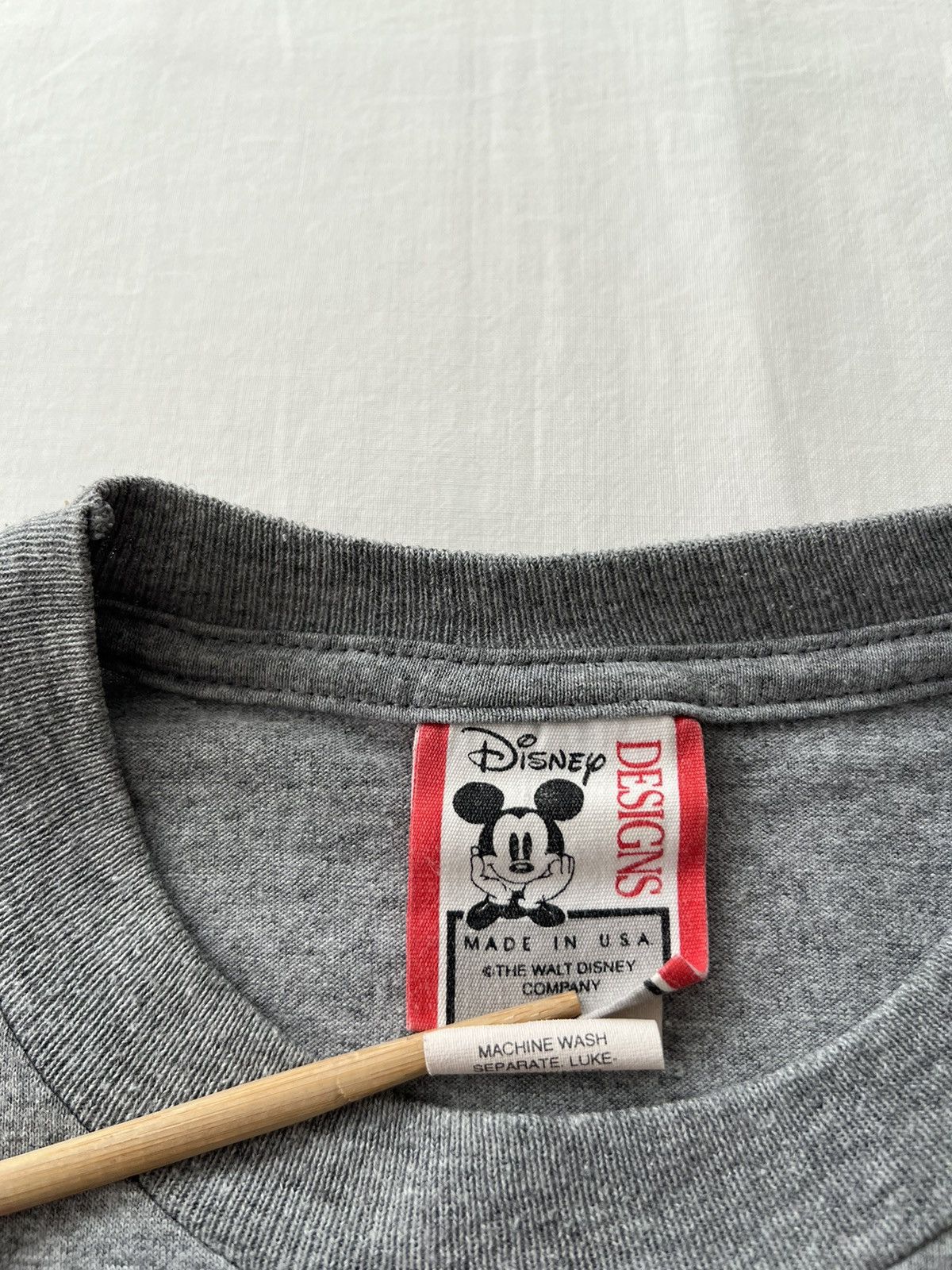 Disney Vintage 90s Disney Splash Mountain Cartoon Gray T-shirt Size US L / EU 52-54 / 3 - 10 Thumbnail
