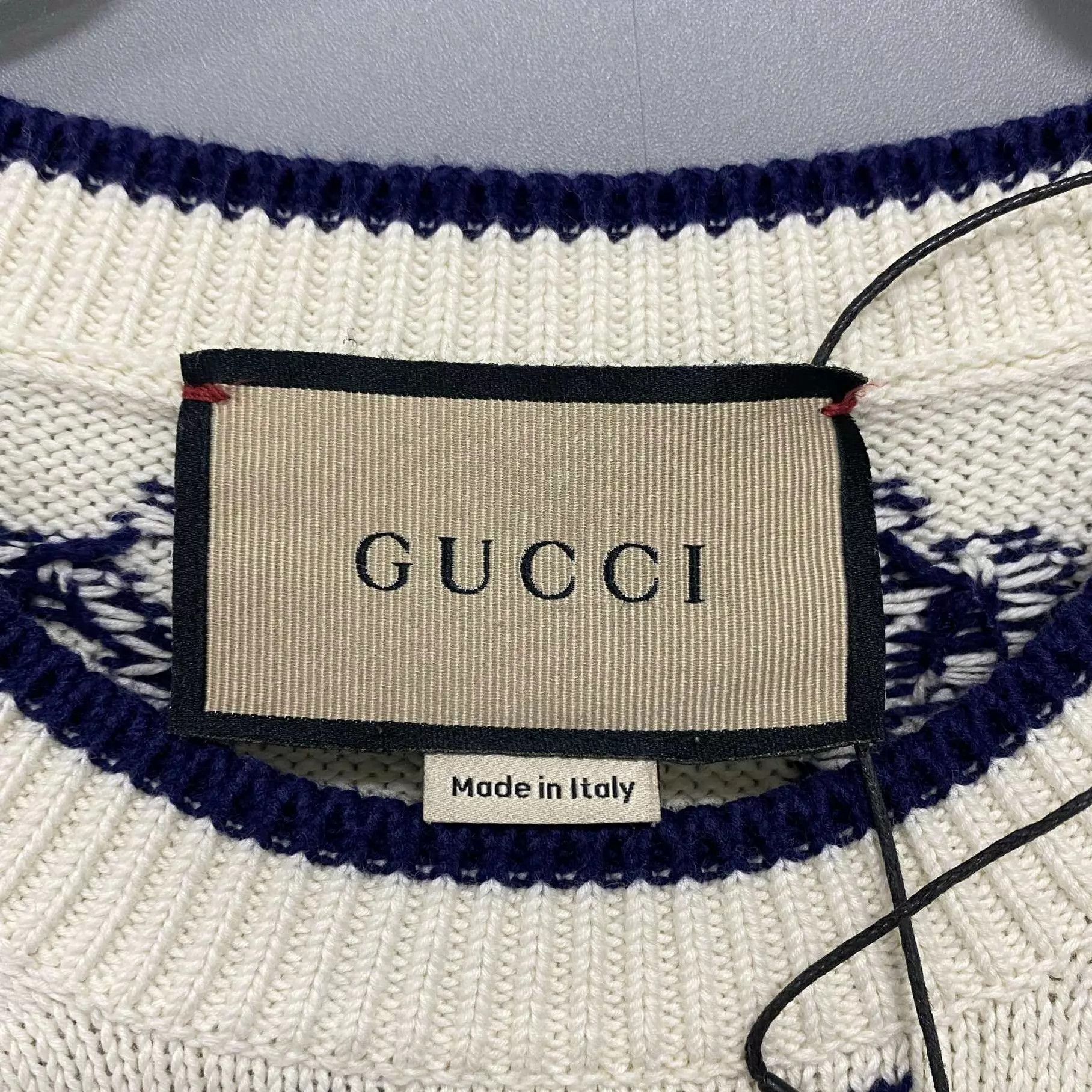 Gucci Gucci Logo Print Crewneck LS Sweater S 99 New Size US S / EU 44-46 / 1 - 4 Thumbnail