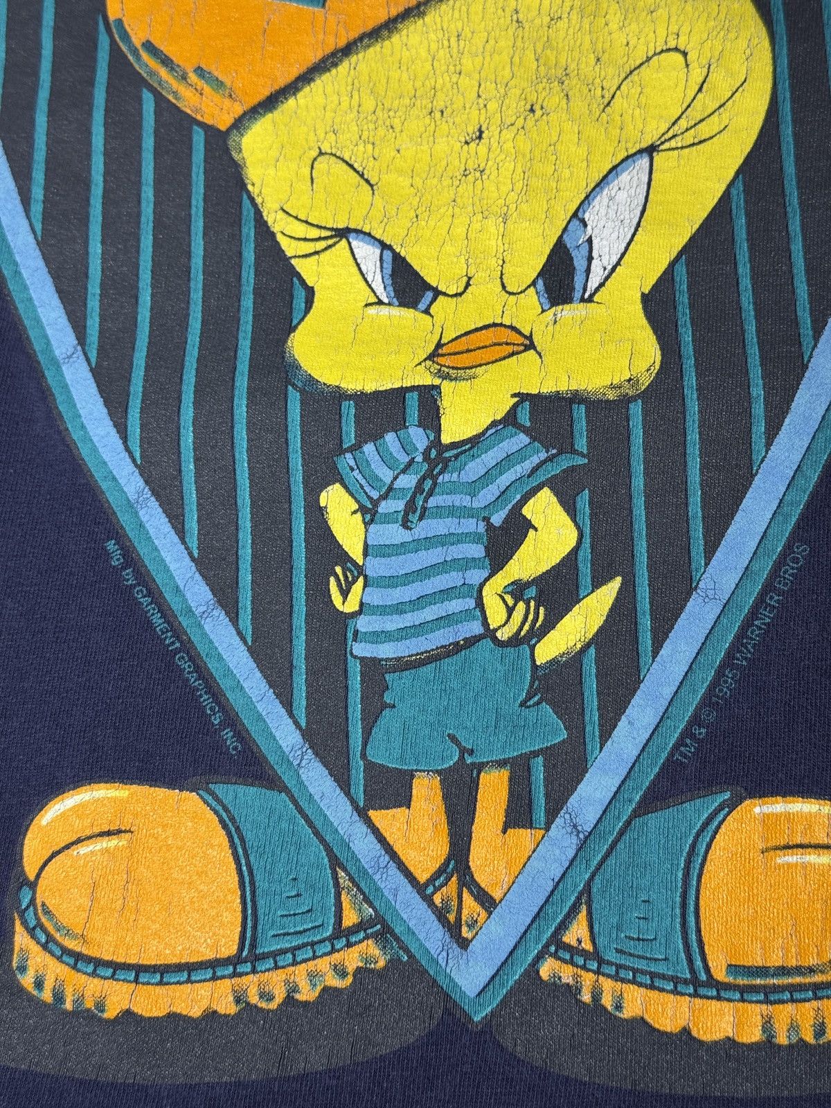 Vintage Tweet Bird Looney Tunes Double Sided L 90s T Shirt Cartoon Size US L / EU 52-54 / 3 - 5 Thumbnail