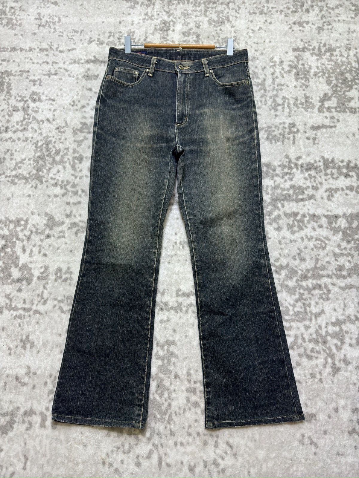 Edwin Vintage Miss Edwin Flex Flared Streetwear Archive Jeans Size US 31 - 1 Thumbnail