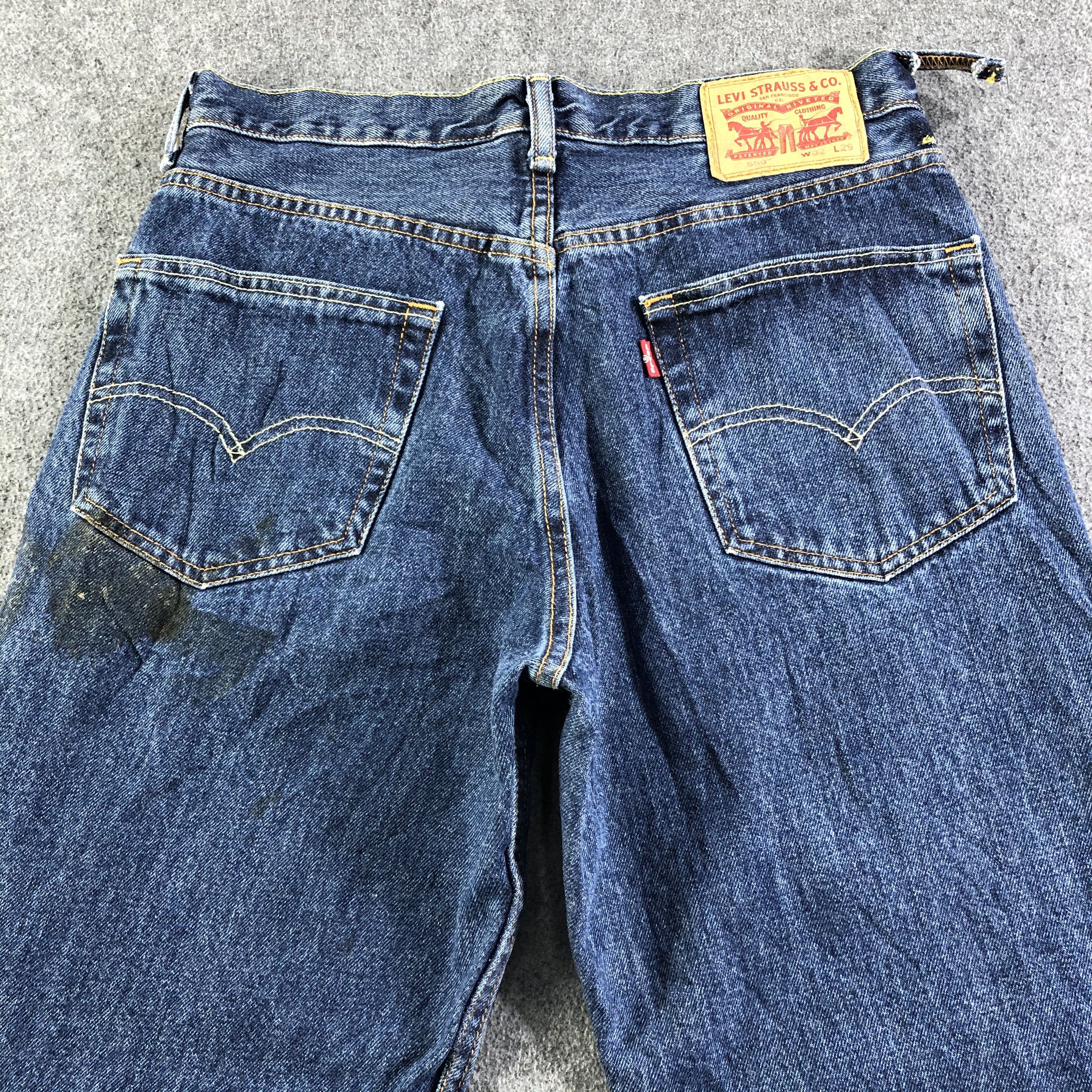 Levi's Vintage Blue Wash Levis 550 Jeans-J3169 Size US 32 / EU 48 - 4 Thumbnail