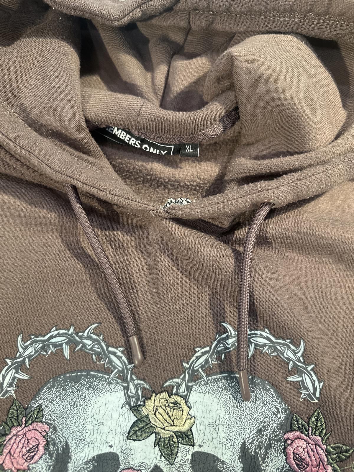 Members Only Members Only - Brown Flowers & Skulls Embroidered Size XL Size XL / US 12-14 / IT 48-50 - 2 Thumbnail