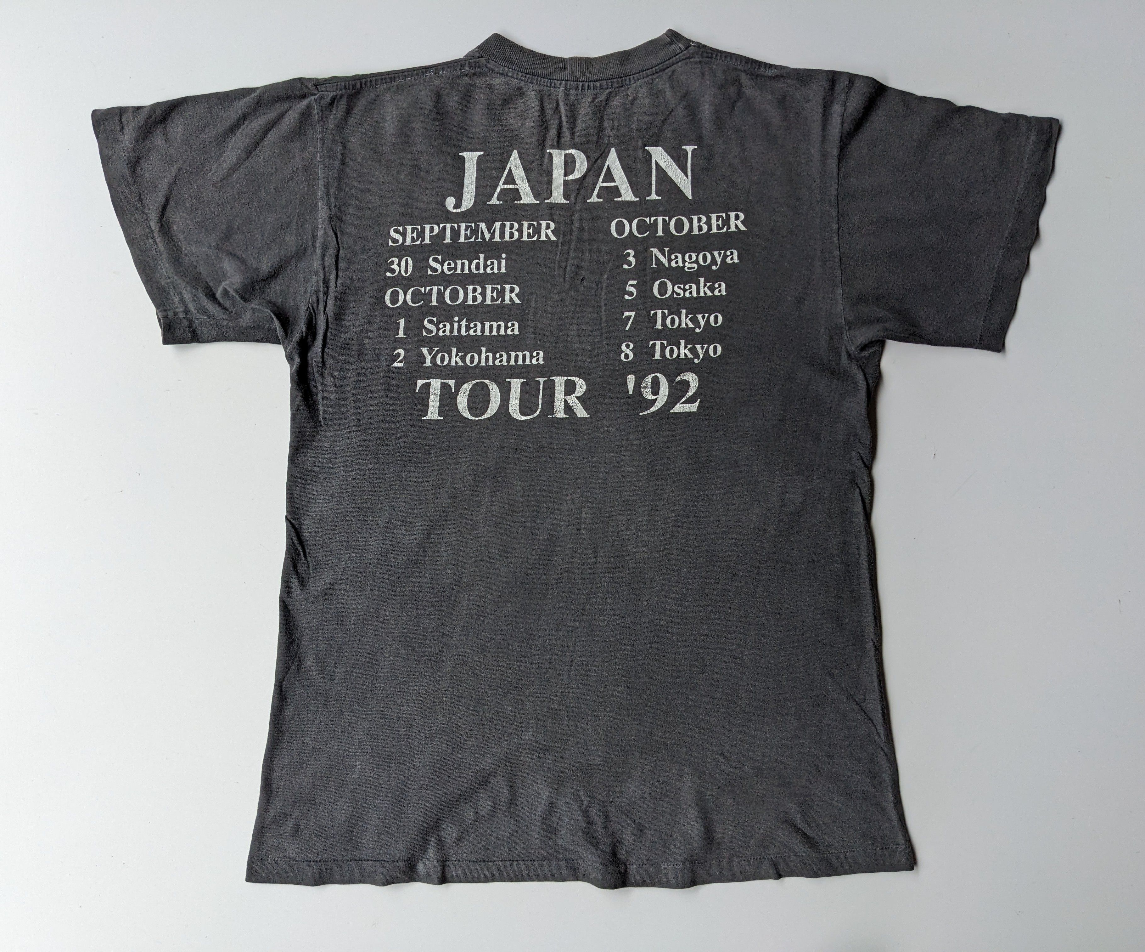 Band Tees Vintage 1991 Skid Row Japan Tour 92 shirt Size US M / EU 48-50 / 2 - 2 Thumbnail