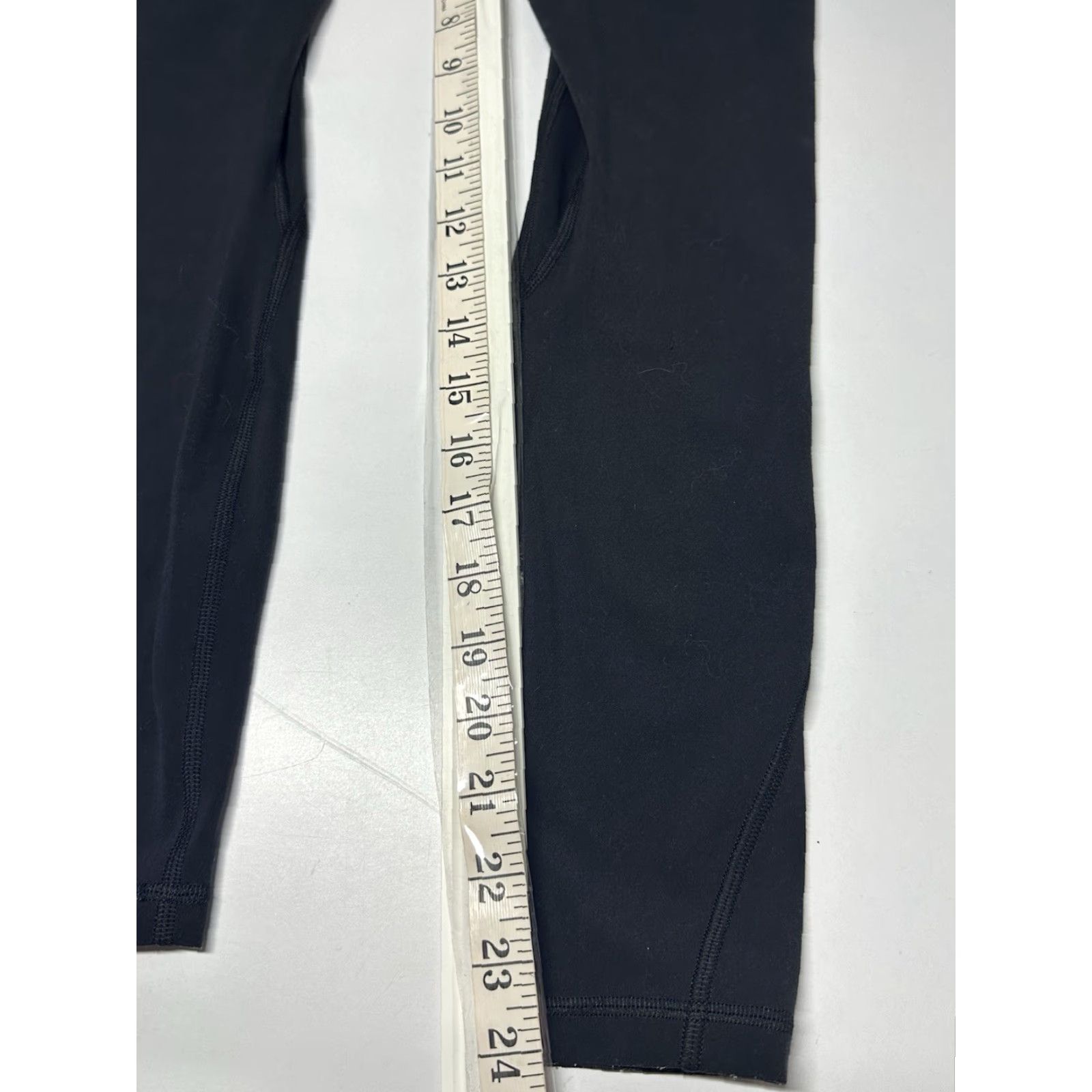 Lululemon Lululemon Power Thru Black High-Rise Leggings Side Pockets Size 2 Womens Athletic Compression Pull On Size 26" / US 2 / IT 38 - 6 Thumbnail
