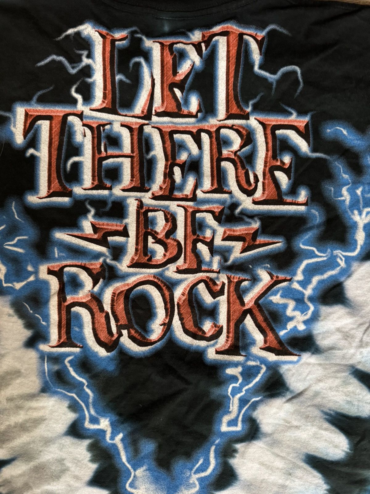 Liquid Blue Vintage 2004 AC/DC Let There Be Rock dye die Liquid Blue Size US L / EU 52-54 / 3 - 2 Thumbnail