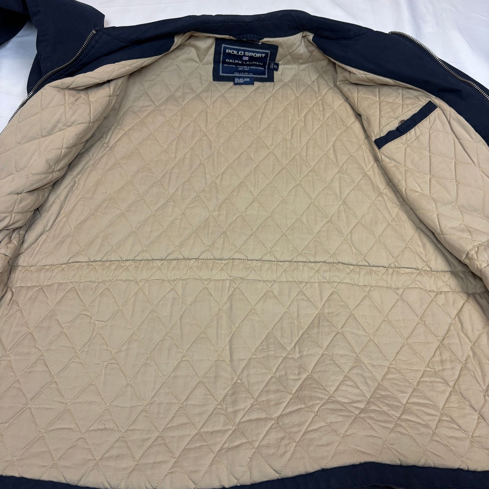 Ralph Lauren Vintage Polo Sport Ralph Lauren Jacket Quilted Lined Men XL Size US XL / EU 56 / 4 - 5 Thumbnail