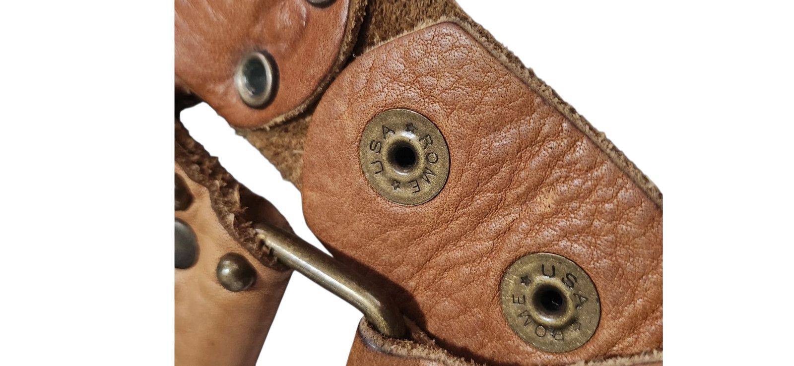 Other LeatheRock Custom Linked Leather Studded Rhinstone Size M/L Size ONE SIZE - 12 Thumbnail