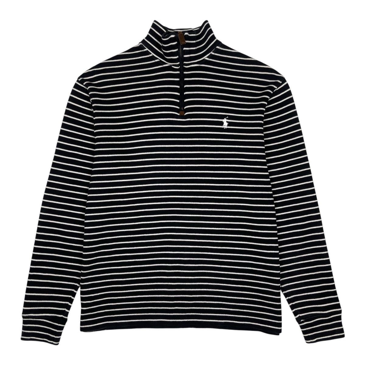 Polo Ralph Lauren Polo Ralph Lauren Striped Turtleneck Cardigan Size US M / EU 48-50 / 2 - 3 Thumbnail