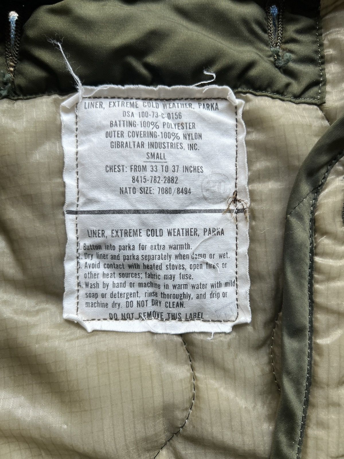 Vintage Archive US Military M65 Fishtail Parka – Original Size US S / EU 44-46 / 1 - 14 Thumbnail