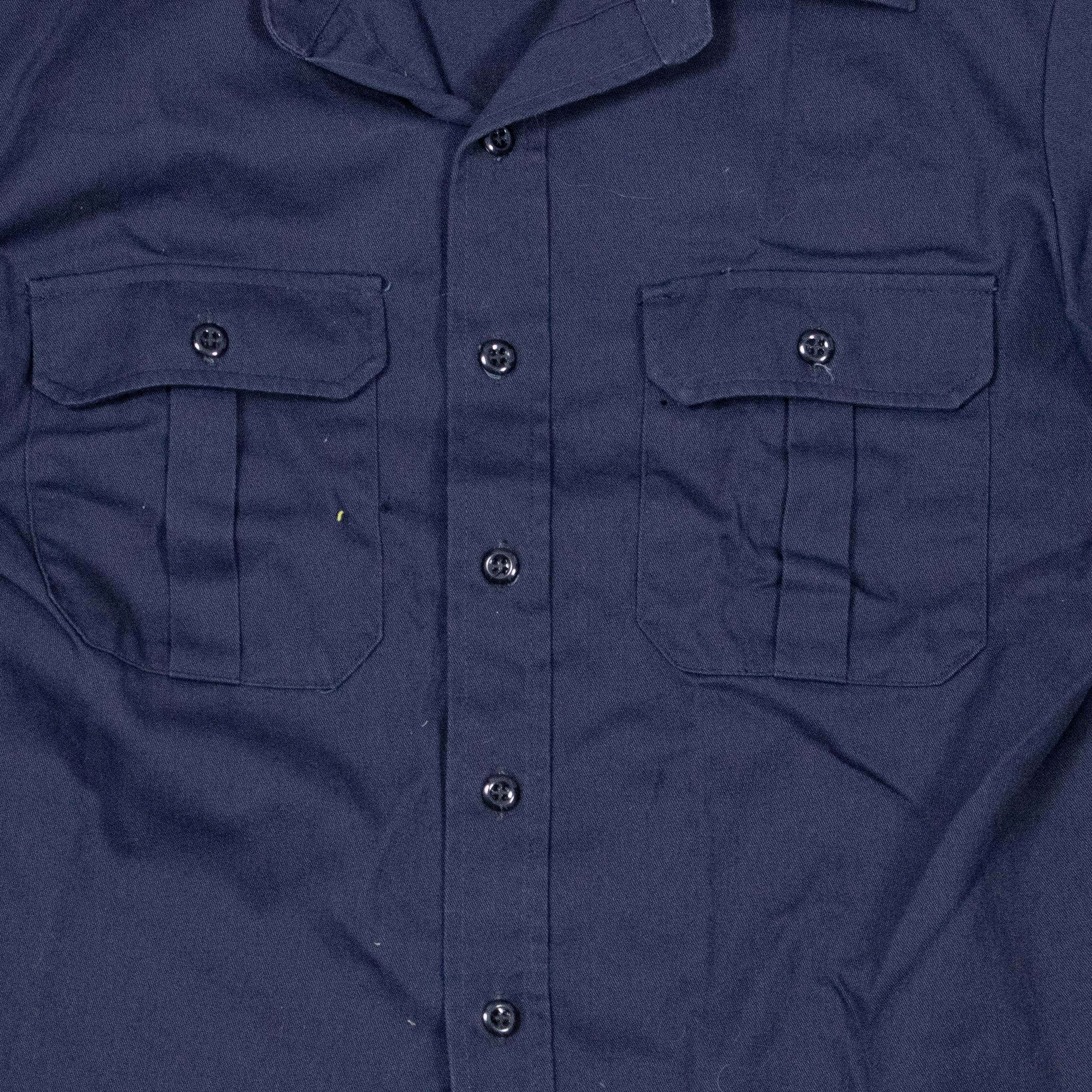 Propper × Vintage Y2K 2000’s Propper Military Cropped Navy Shirt Size US XL / EU 56 / 4 - 4 Thumbnail
