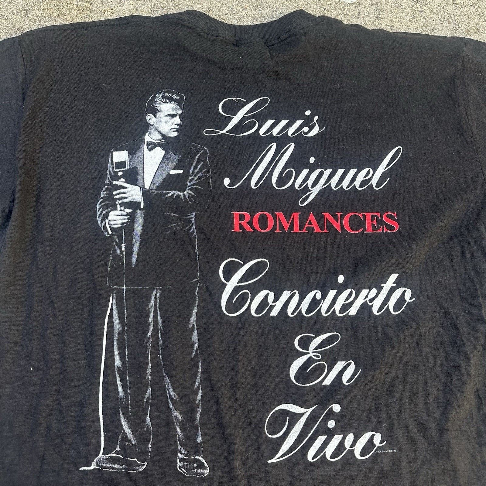 Band Tees × Vintage Vintage 1998 Luis Miguel Romances Concierto En Vivo Tour Tee Size US L / EU 52-54 / 3 - 2 Thumbnail