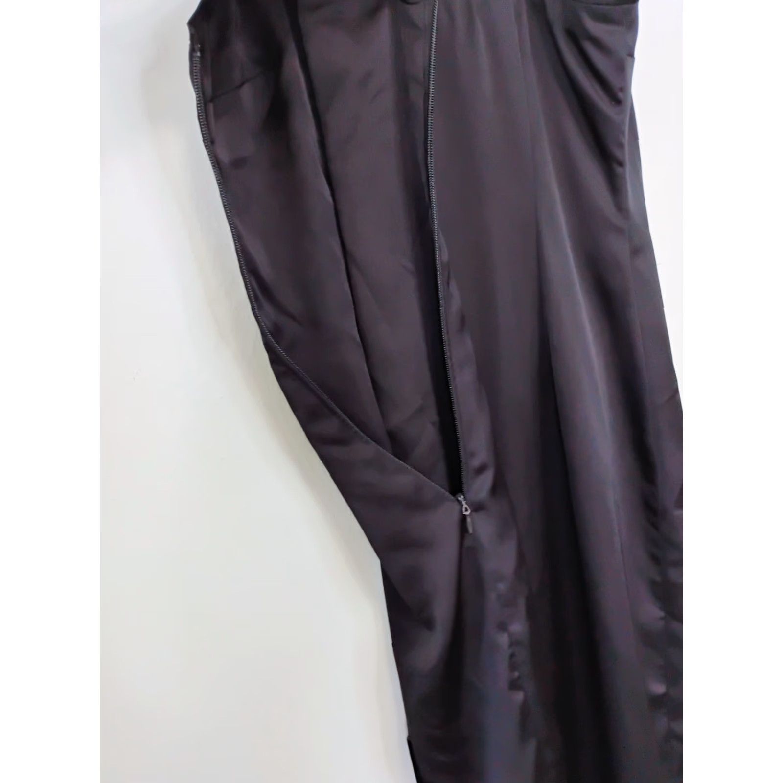Abercrombie & Fitch Abercrombie & Fitch Spaghetti Strap Dress Sleeveless Knee Length Black Grunge Slip Dress Women's Juniors S Small Party/Cocktail Casual Side Slit Size S / US 4 / IT 40 - 7 Thumbnail
