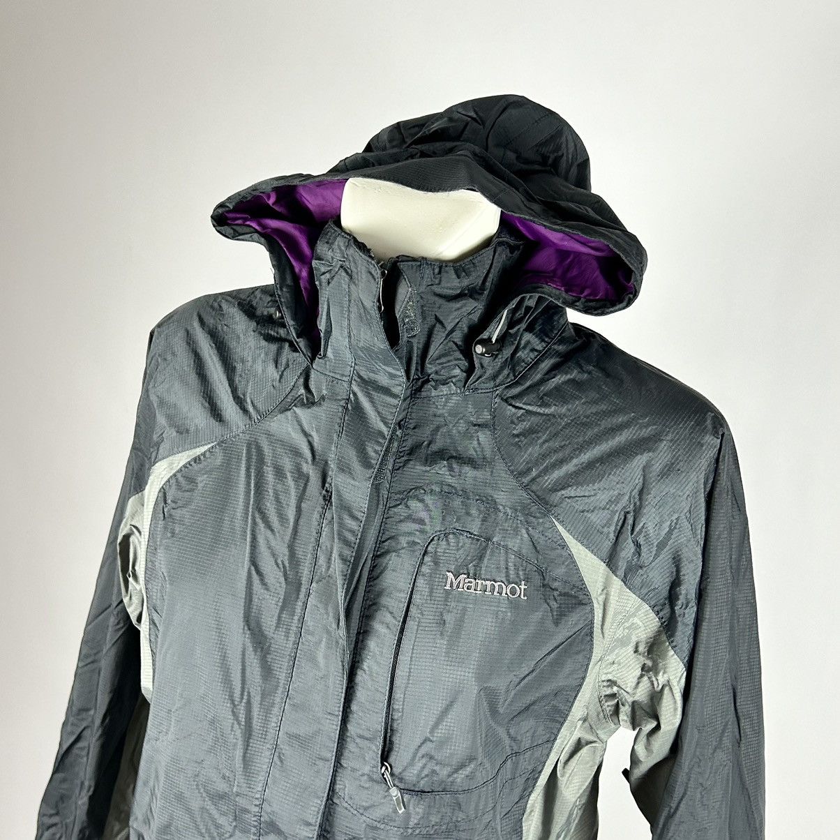 Marmot Marmot windbreaker jacket grey mini logo Size M / US 6-8 / IT 42-44 - 2 Thumbnail