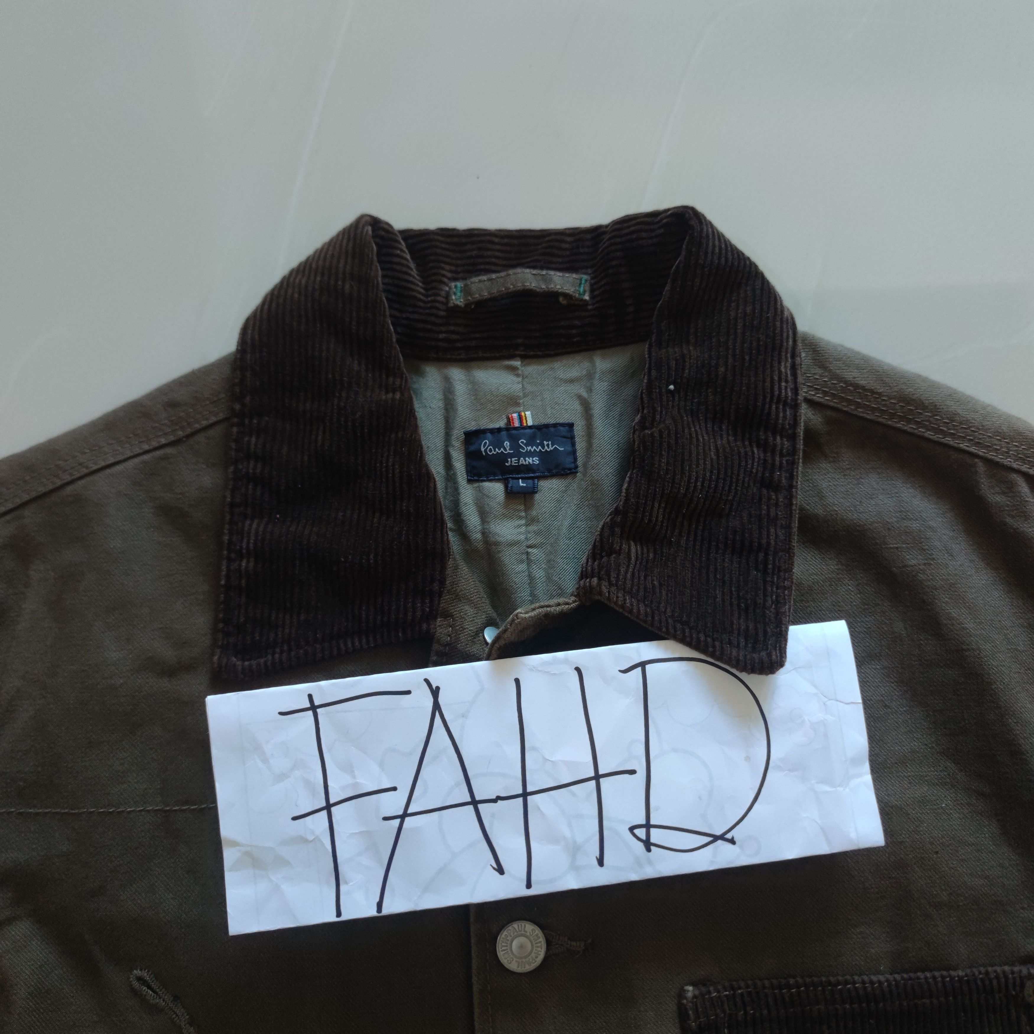 Paul Smith PAUL SMITH CHORE JACKET SIZE L FITS S-M Size US L / EU 52-54 / 3 - 4 Thumbnail