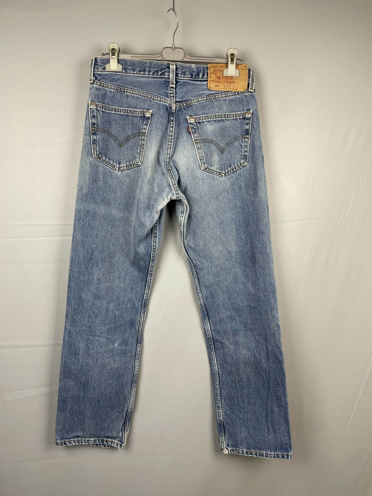 Levi's × Vintage Levis 501 Made in USA Vintage Denim Jeans BUTTON FLY 90s Size US 32 / EU 48 - 3 Thumbnail