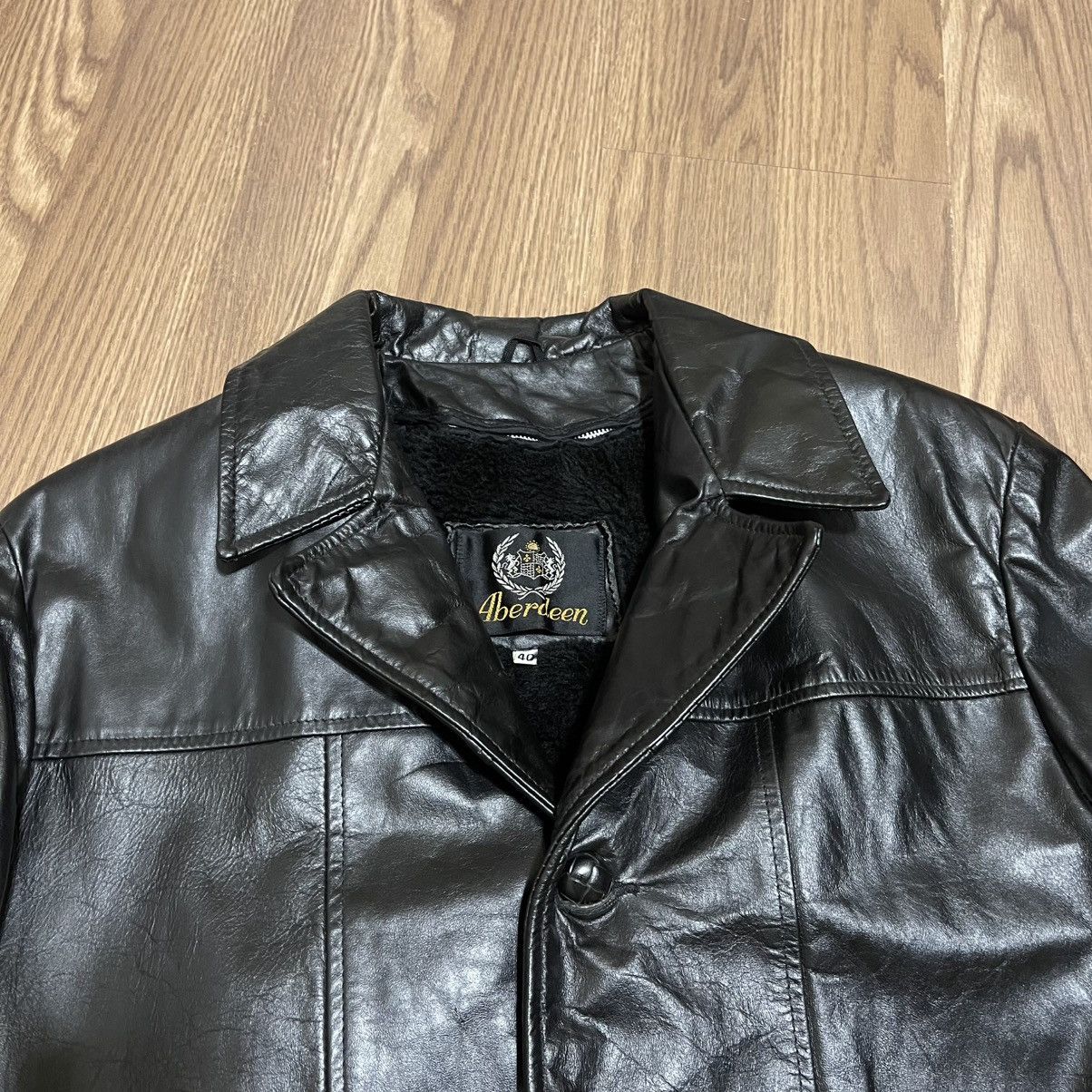 Other RARE Vintage 70s Aberdeen Leather Jacket Men's 40 Medium Size US M / EU 48-50 / 2 - 4 Thumbnail