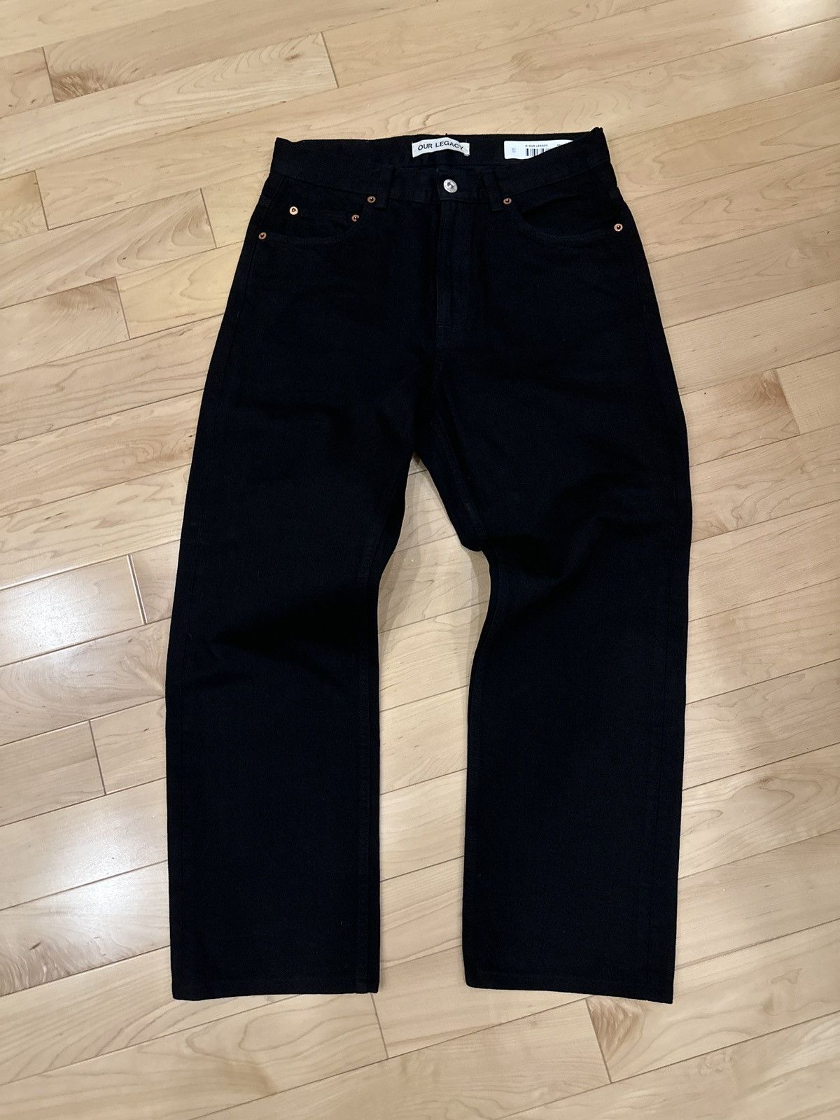 Second Cut Selvedge Denim Black