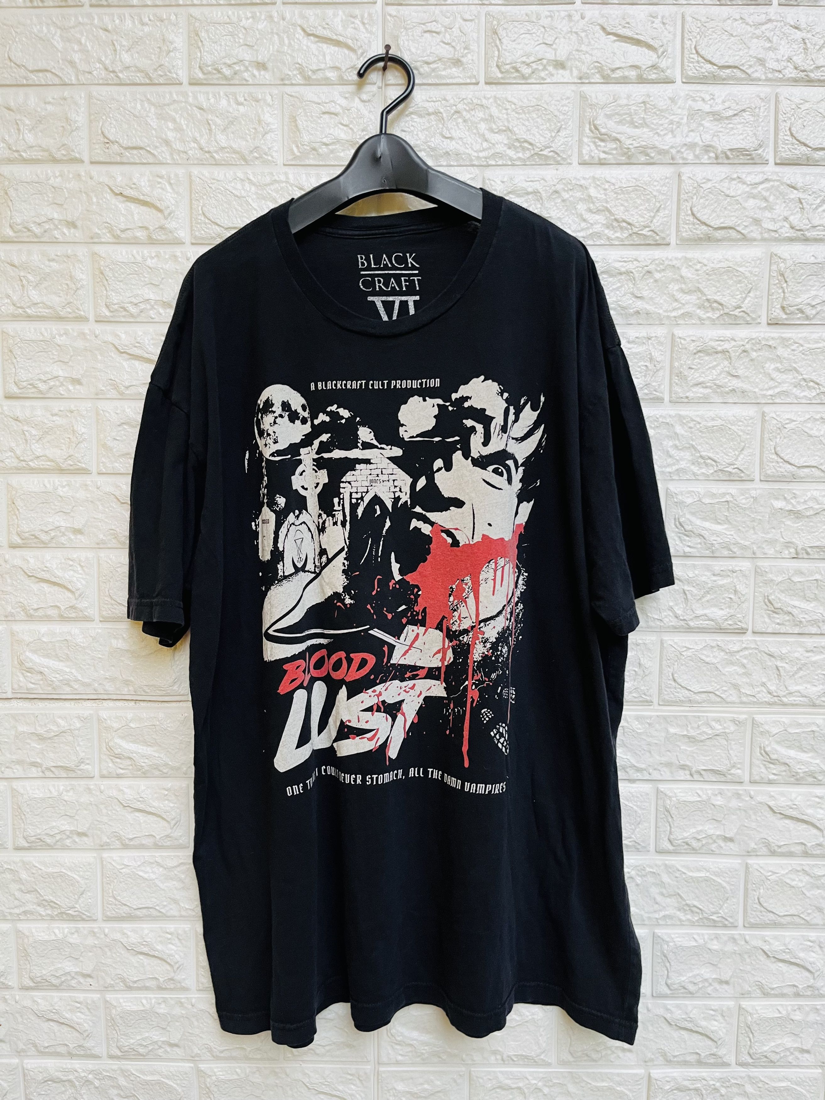 image of Vintage Blood Lust Cult Production Designer Fashion Style in Black, Men's (Size XL)
