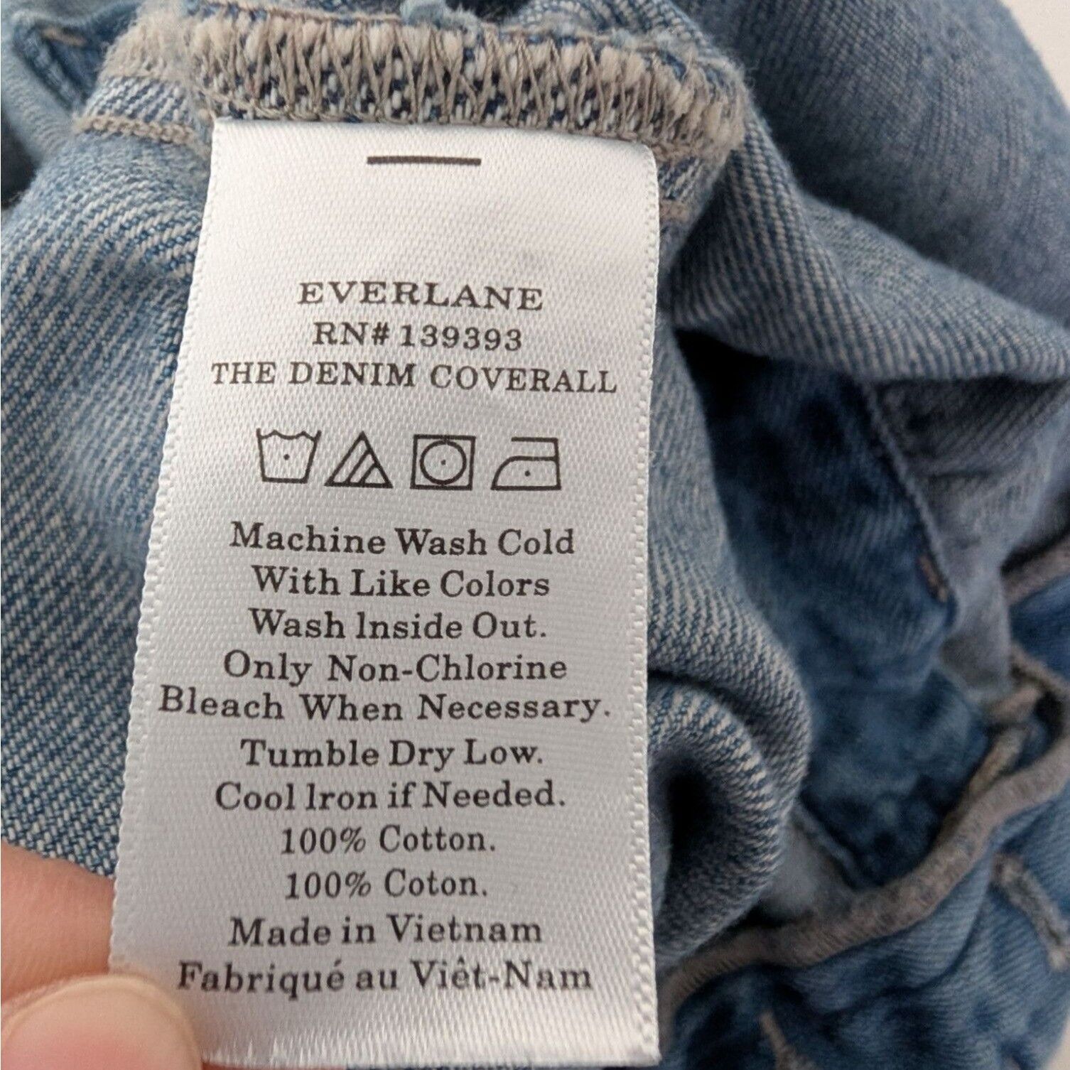 Everlane Everlane The Denim Coverall Womens Size Small Blue Size 34" / US 12 / IT 48 - 6 Thumbnail