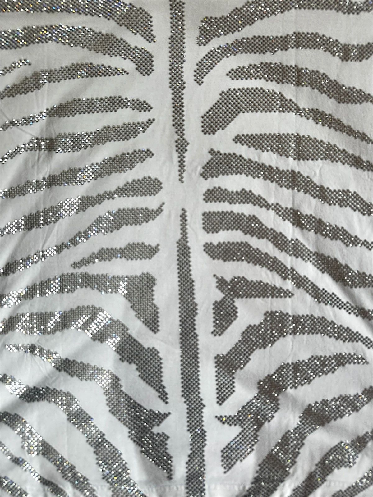 Balmain Balmain SS09 Zebra Crystal Pattern Shirt Size US L / EU 52-54 / 3 - 6 Thumbnail