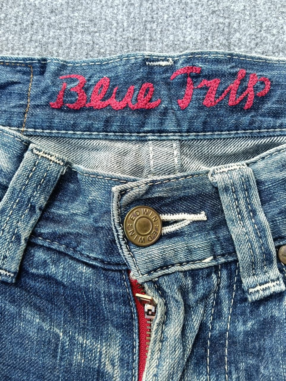 Edwin EDWIN Blue Trip Faded Wash Flare Bootcut Denim Jeans. Size US 32 / EU 48 - 7 Thumbnail