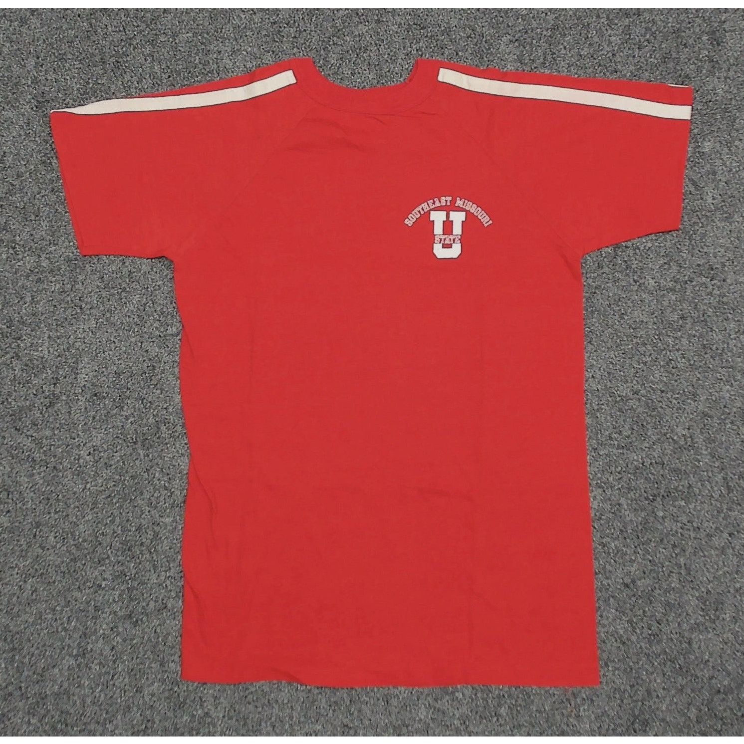 Vintage 1970s Southeast Missouri State Single Stitch Raglan Tee Size US S / EU 44-46 / 1 - 3 Thumbnail