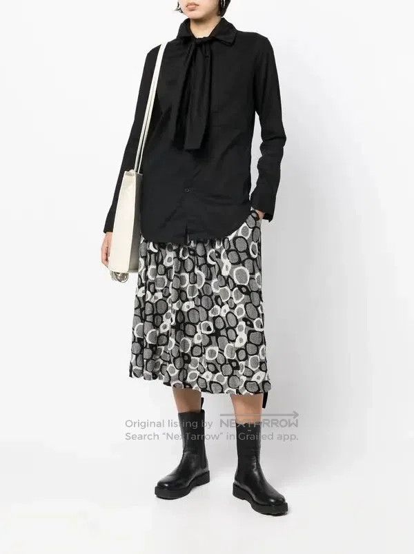 Yohji Yamamoto Yohji Yamamoto size 2 Wool blend black and grey polka dot p Size 24" / US 00 / IT 34 - 3 Thumbnail