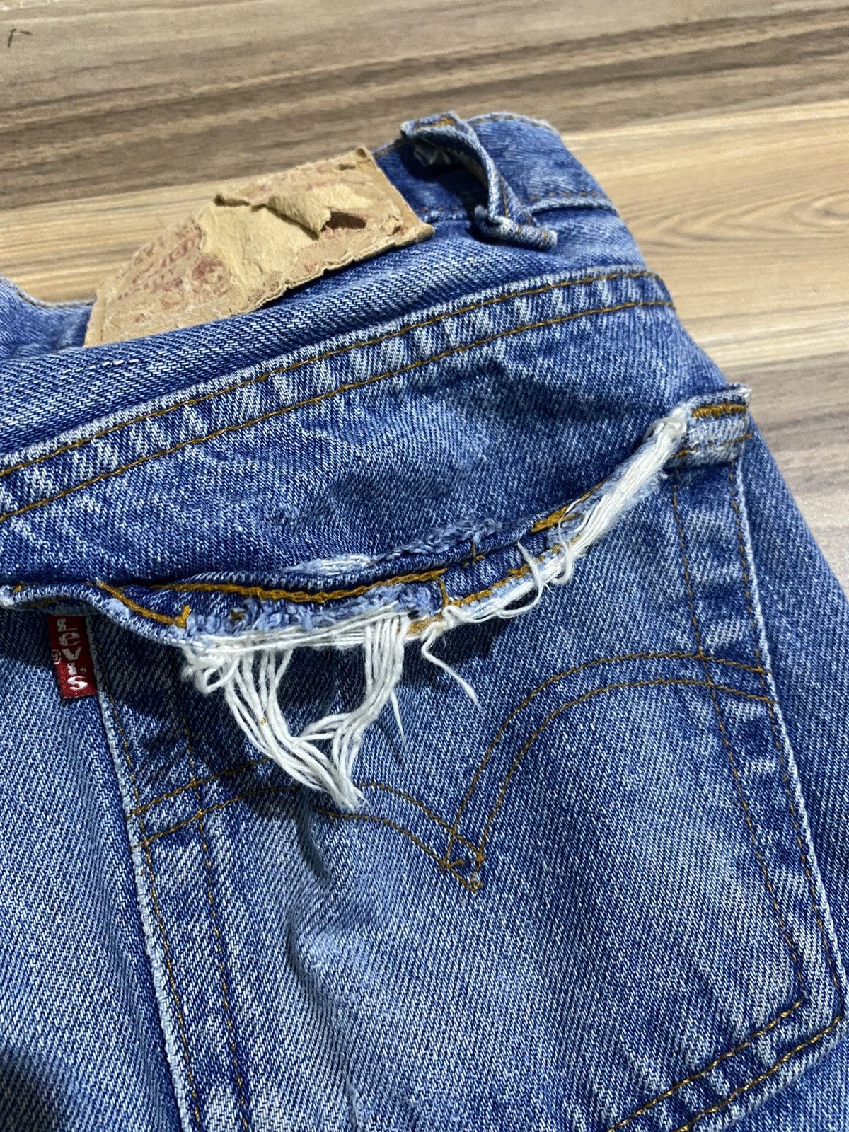 Levi's × Levi's Vintage Clothing × Vintage VINTAGE LEVIS 501 365 DISTRESSED JEANS Size US 29 - 17 Thumbnail