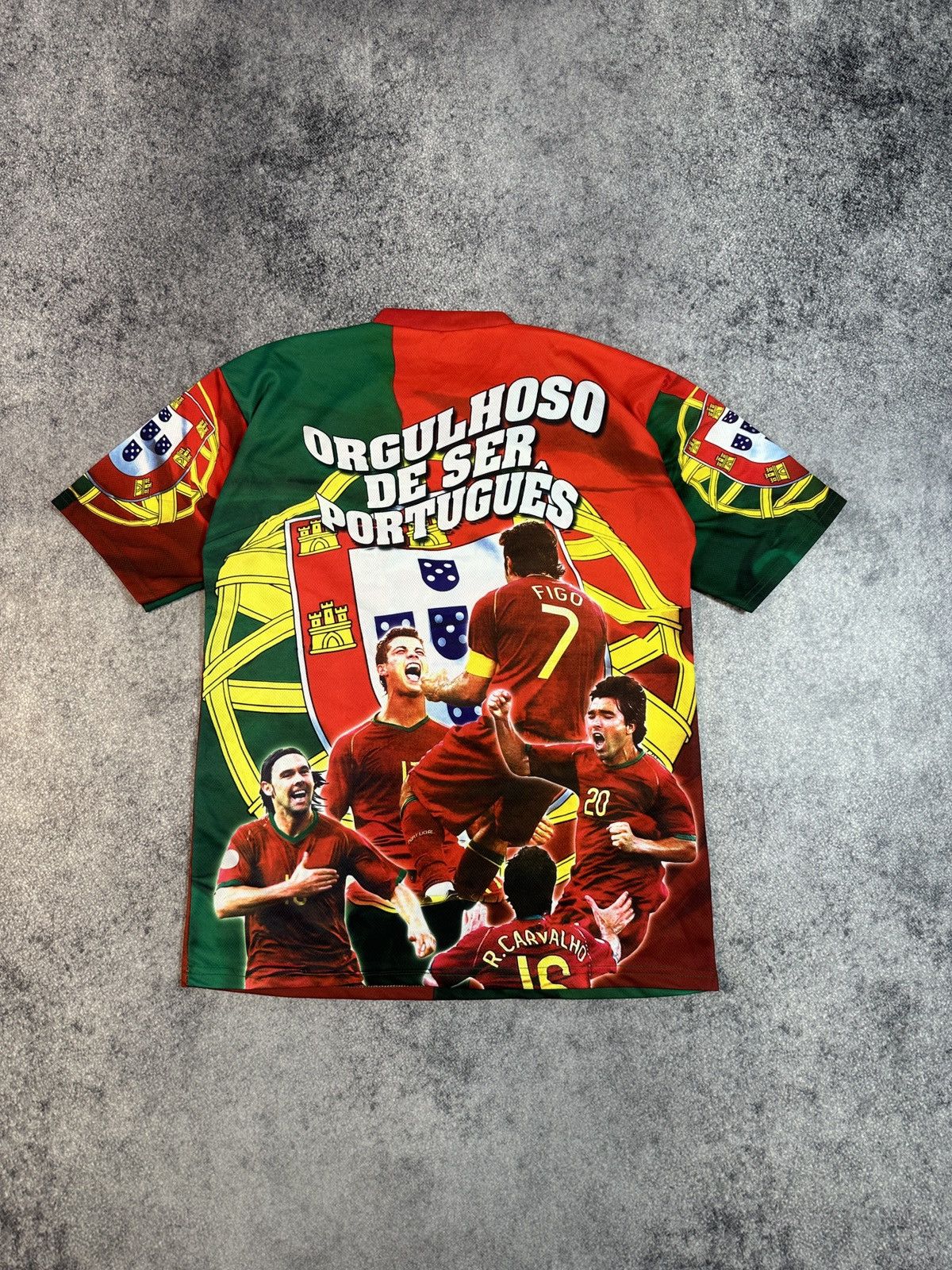Vintage Vintage Portugal Soccer Jersey Blokecore Rare USA Style L Size US L / EU 52-54 / 3 - 3 Thumbnail