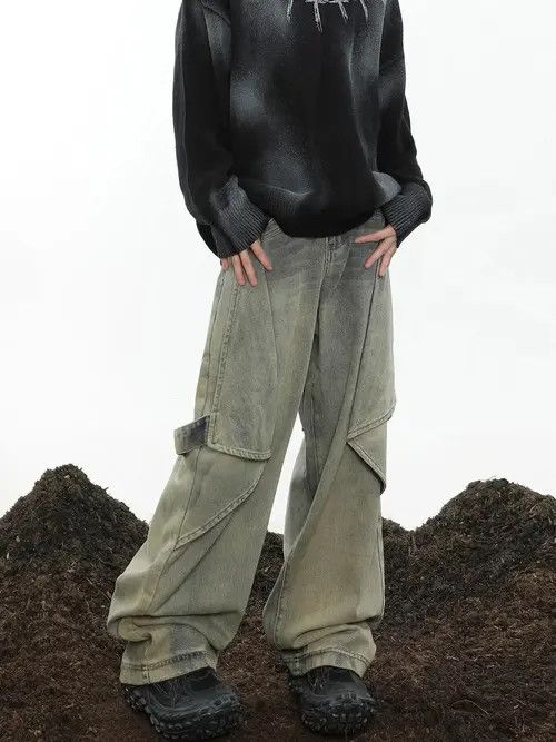 Jean Fukuoka x ouchi Opium Baggy Denim Jeans y2k Size US 30 / EU 46 - 3 Thumbnail