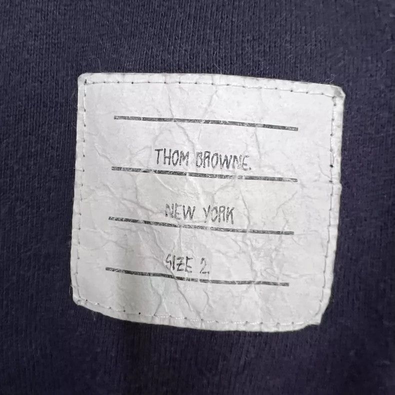 Thom Browne Thom browne Size 2 Dark blue striped sweatpants 2503-Nexta Size US 29 - 3 Thumbnail